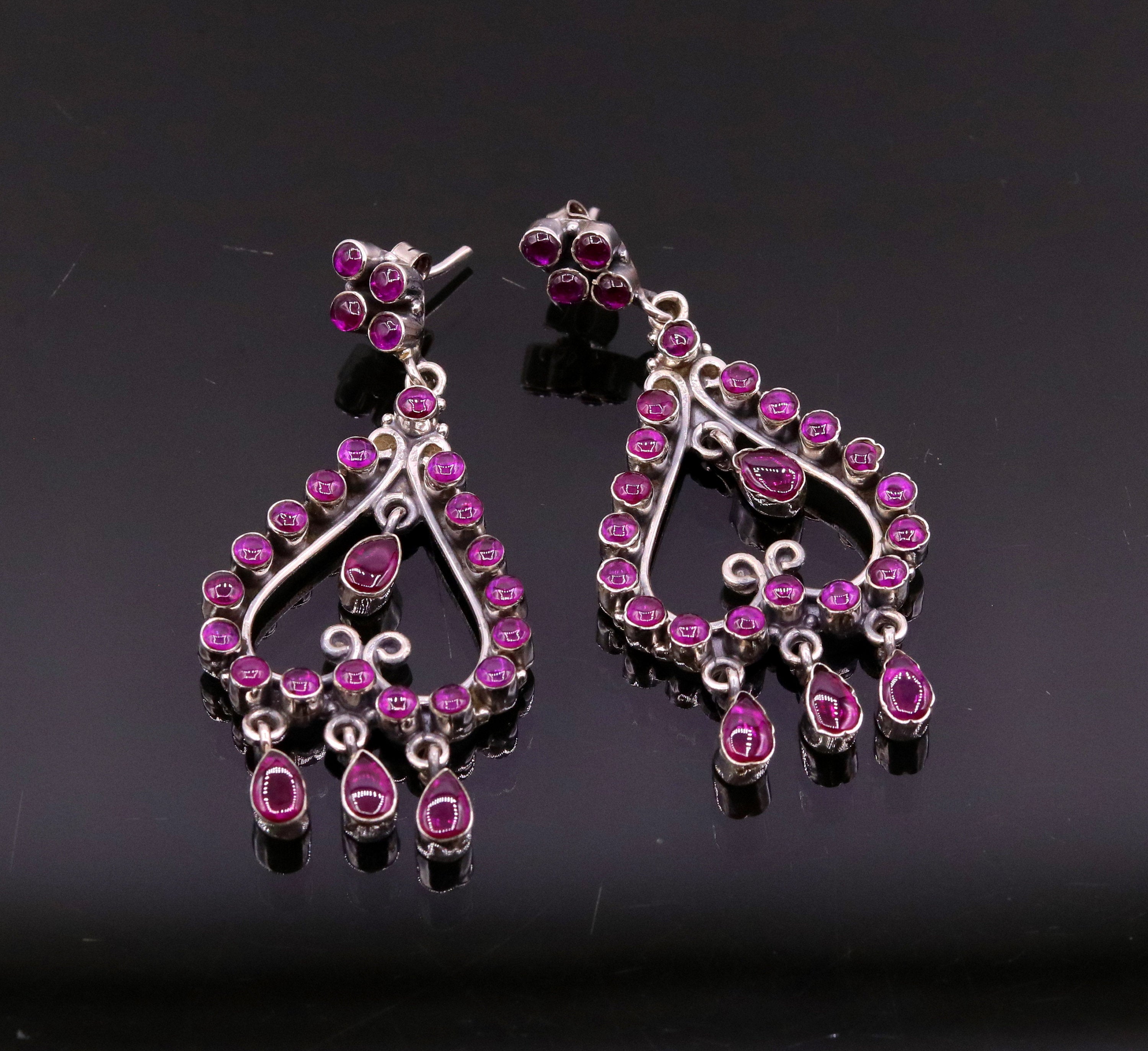 Pink Dangle Earrings – josydesigns