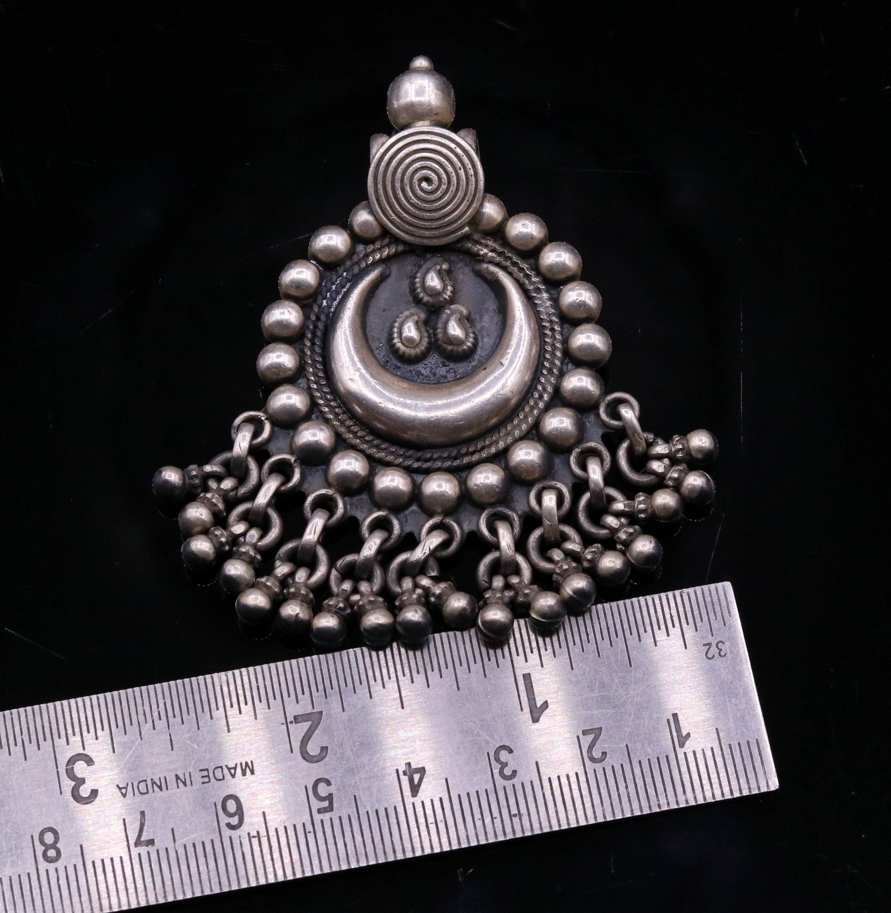 925 silver high quality Indian totem grenade pendant handmade jewelry