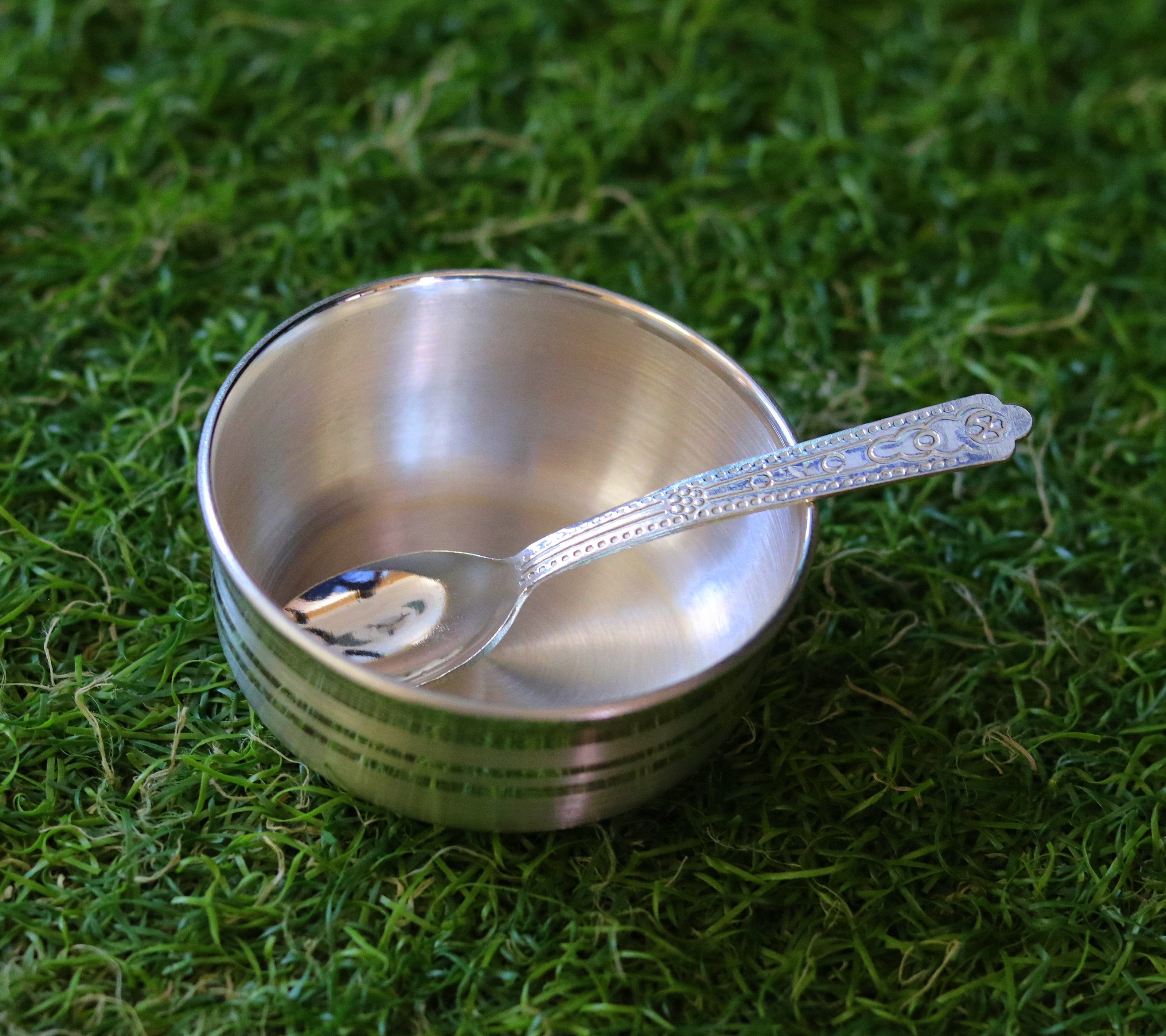 Pure silver sale utensils for baby