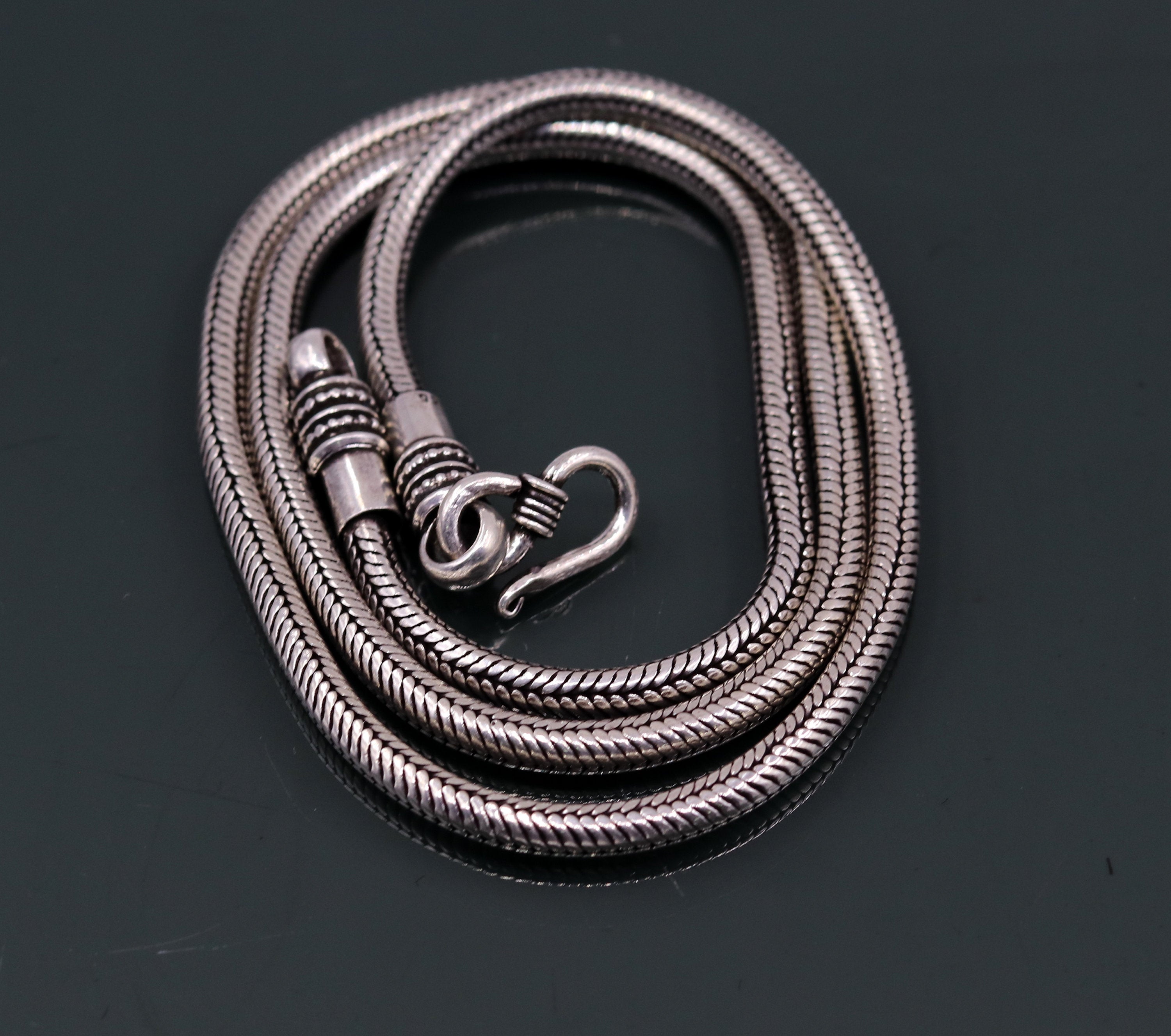 Silver Snake Necklace - Silverado Jewellery