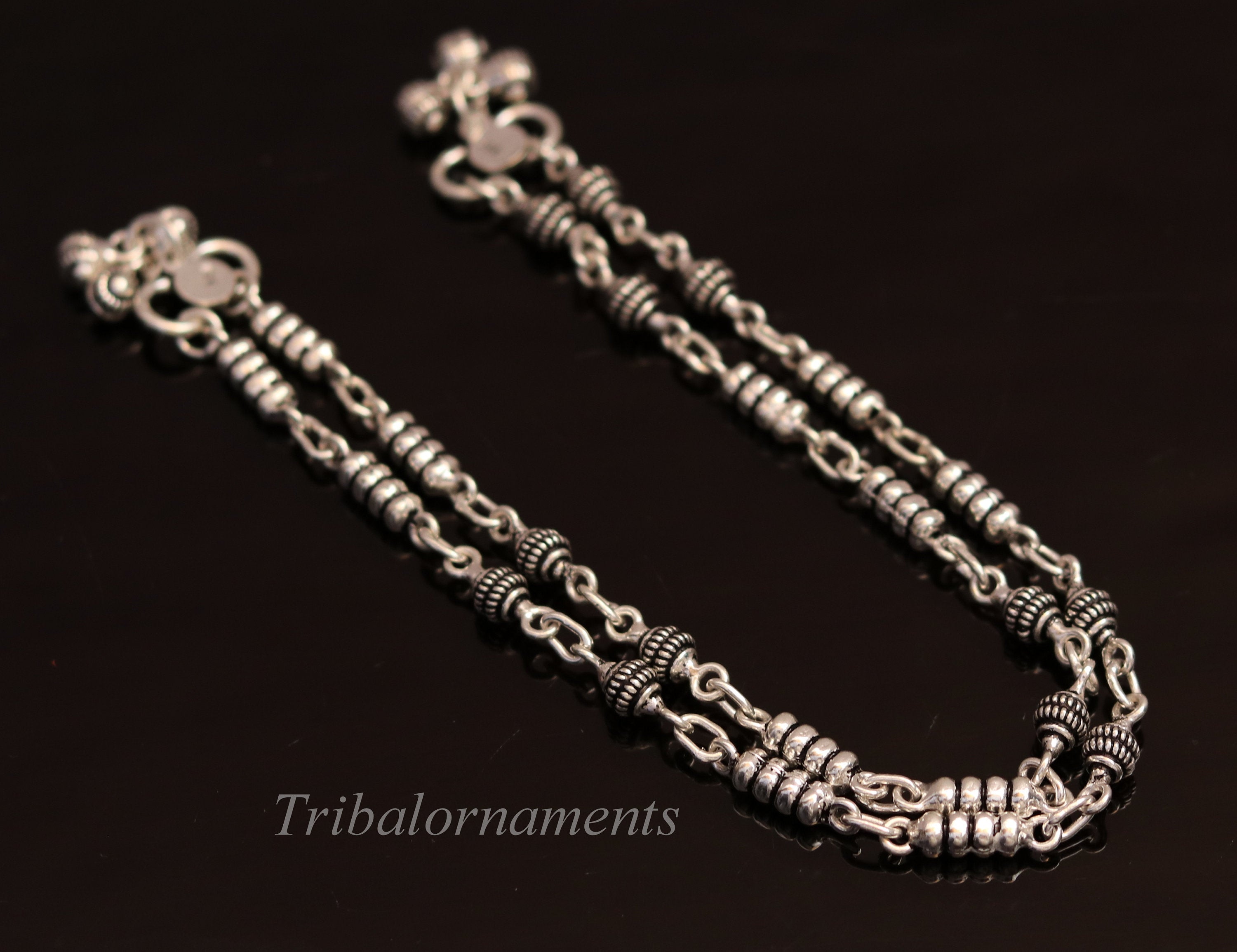 Name Anklet Bracelet in Curb Chain  Anklet bracelet Anklet Silver anklets