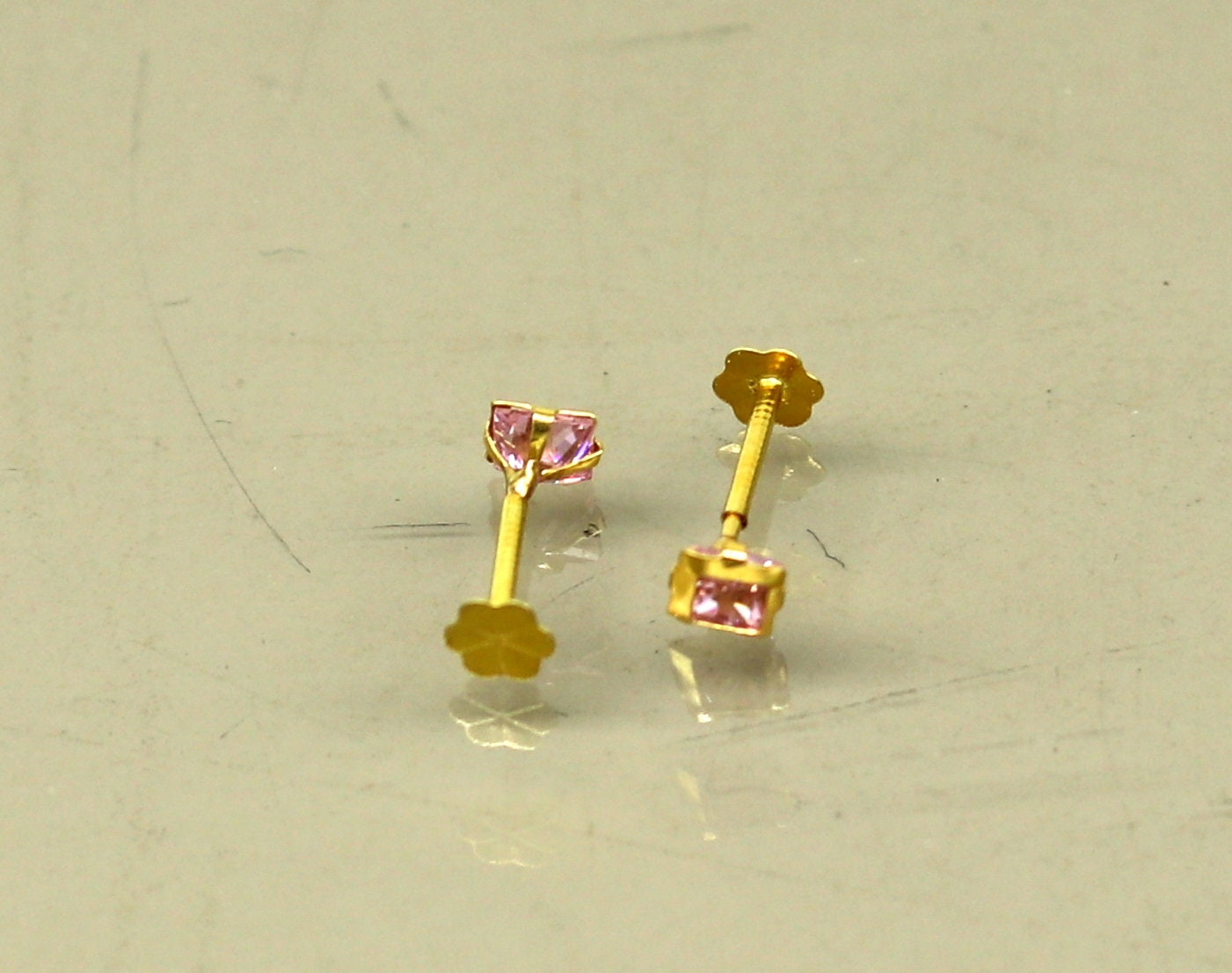 Gold Baby Earrings GBER-CL1868 - Best Jewellers in Chandigarh