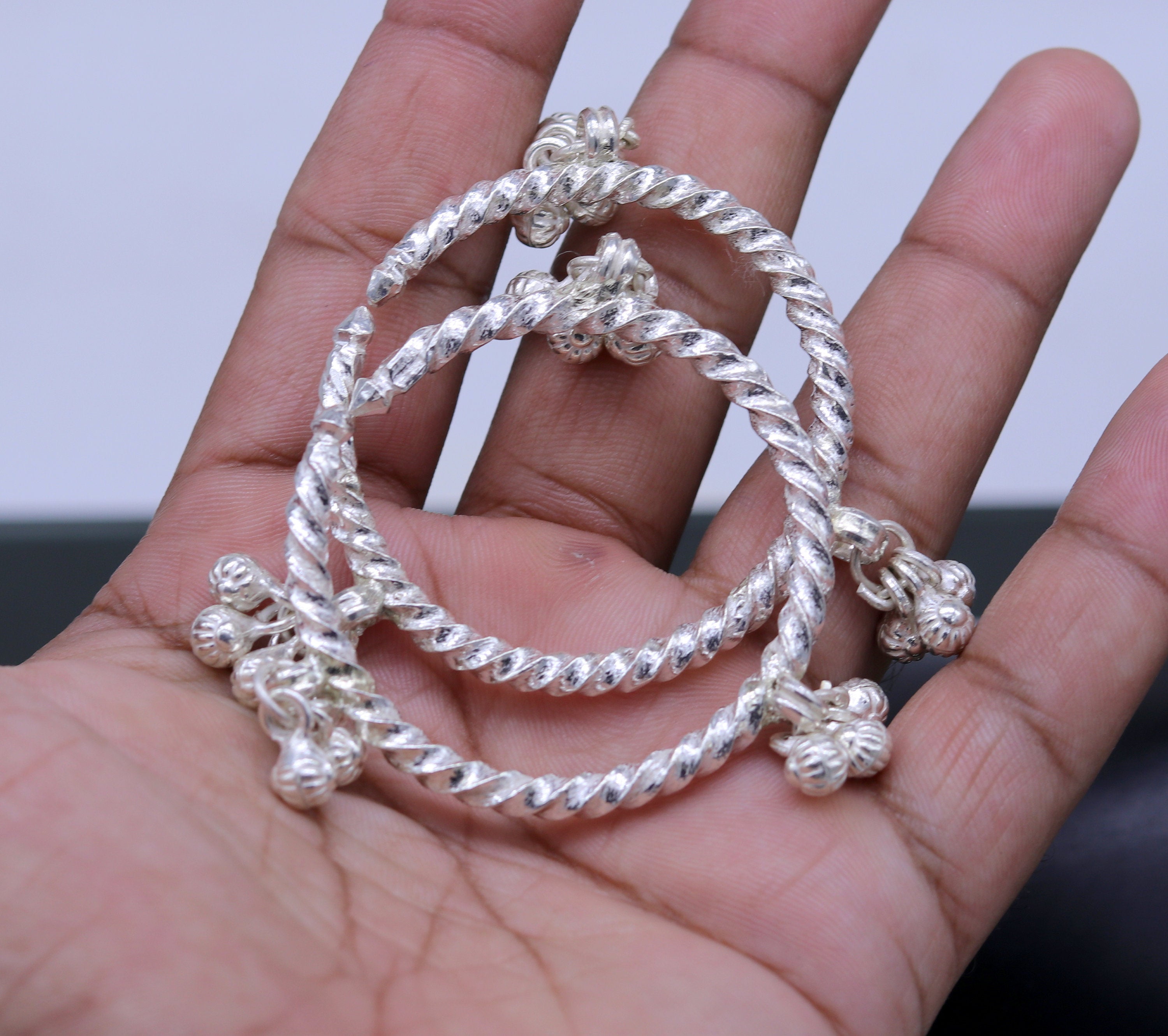 Handmade sterling silver bracelets