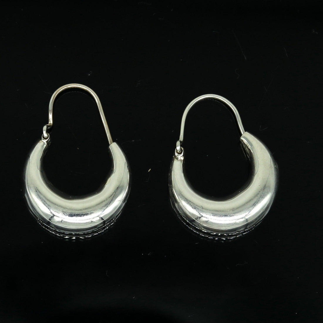 Handmade 925 sterling silver jewelry, fabulous vintage stylish customized hoops earrings bali tribal ethnic personalized jewelry ske1 - TRIBAL ORNAMENTS