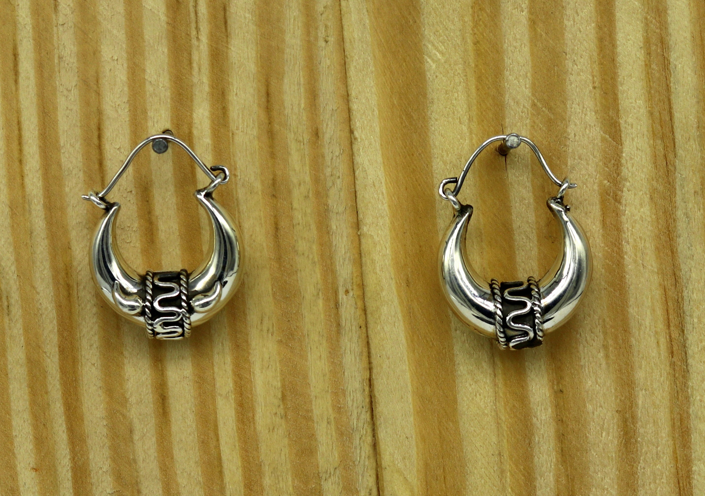 ANTIQUE Sterling Silver factory Earring-Tribal silver jewels-.925 Silver earrings,Ethnic jewelry,Aztec jewelry-handmade OOAK Earrings by Taneesi