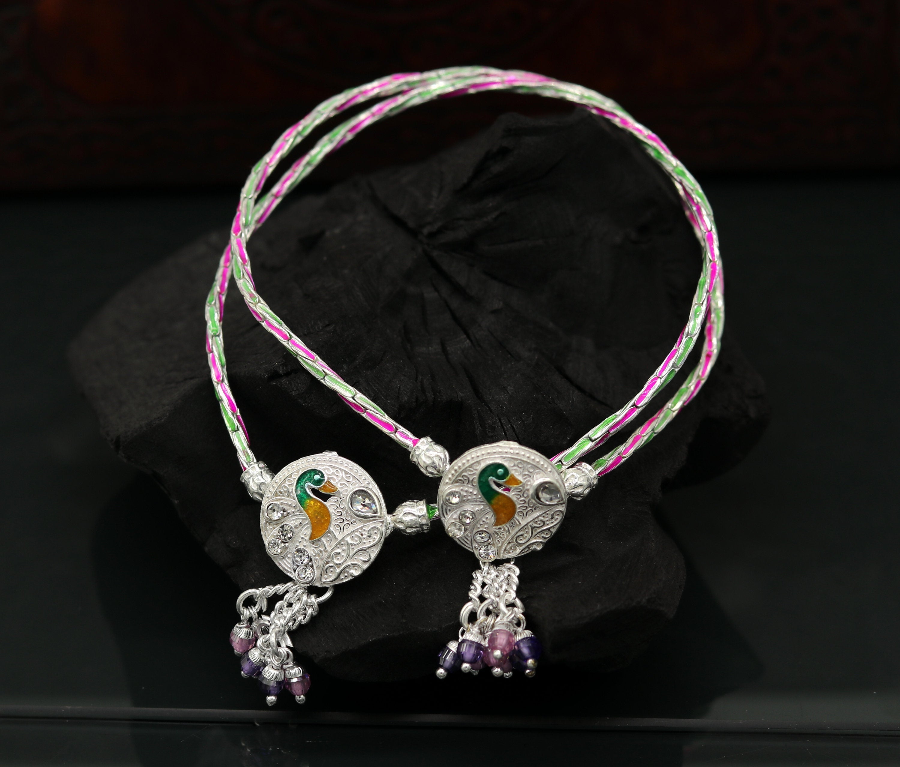 peacock feather bracelet | Feather bracelet, Pretty jewellery, Pretty  jewelry necklaces