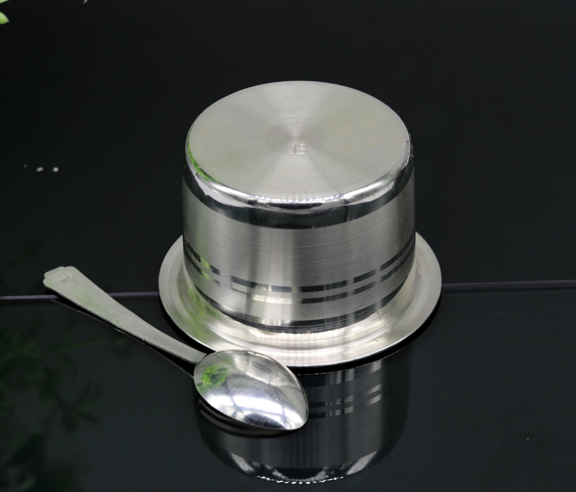 Silver Bowl & Spoon for new born baby - Bis hallmark –