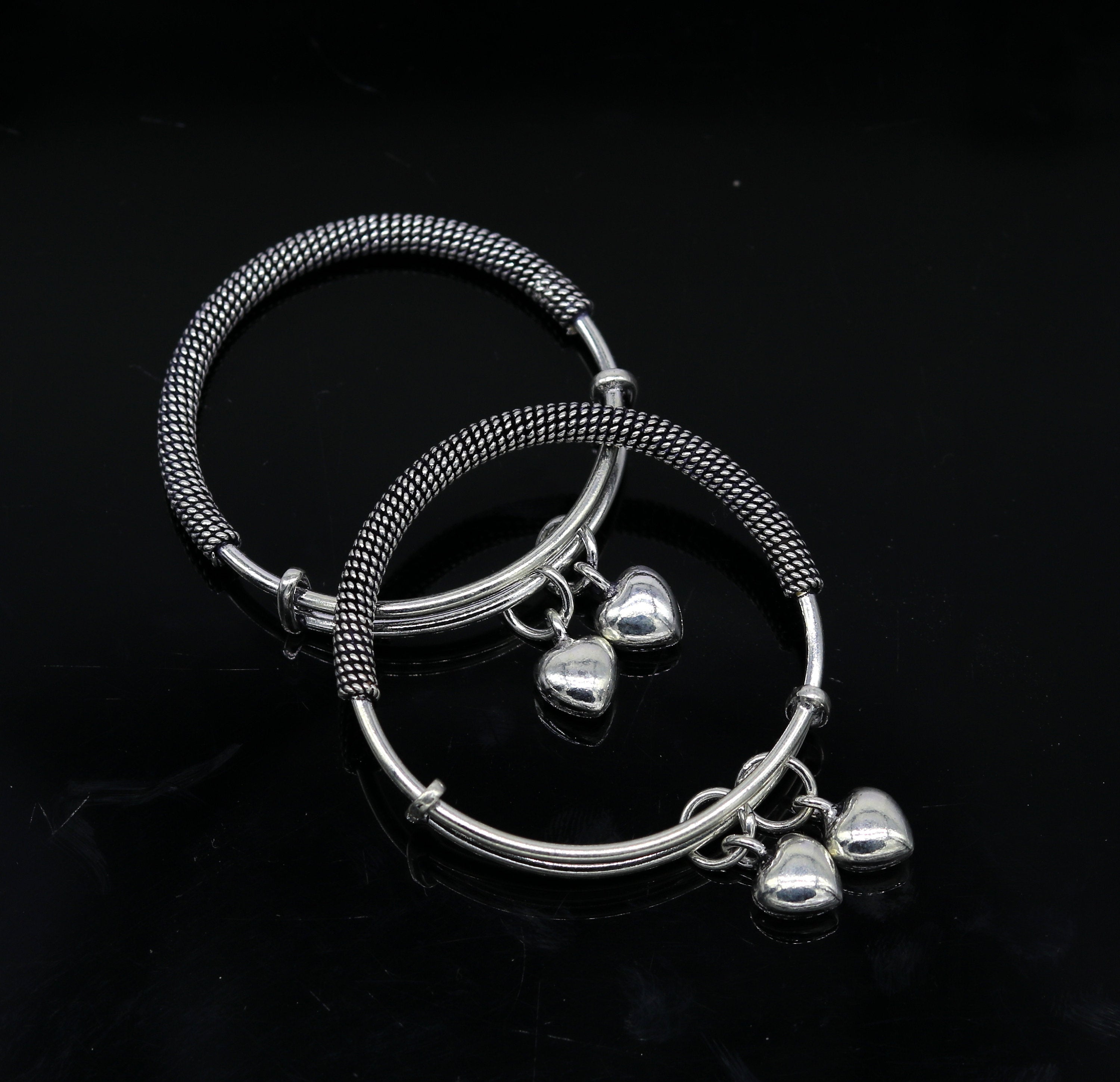 Buy SilverToned Bracelets  Bangles for Boys by Darshraj Online  Ajiocom