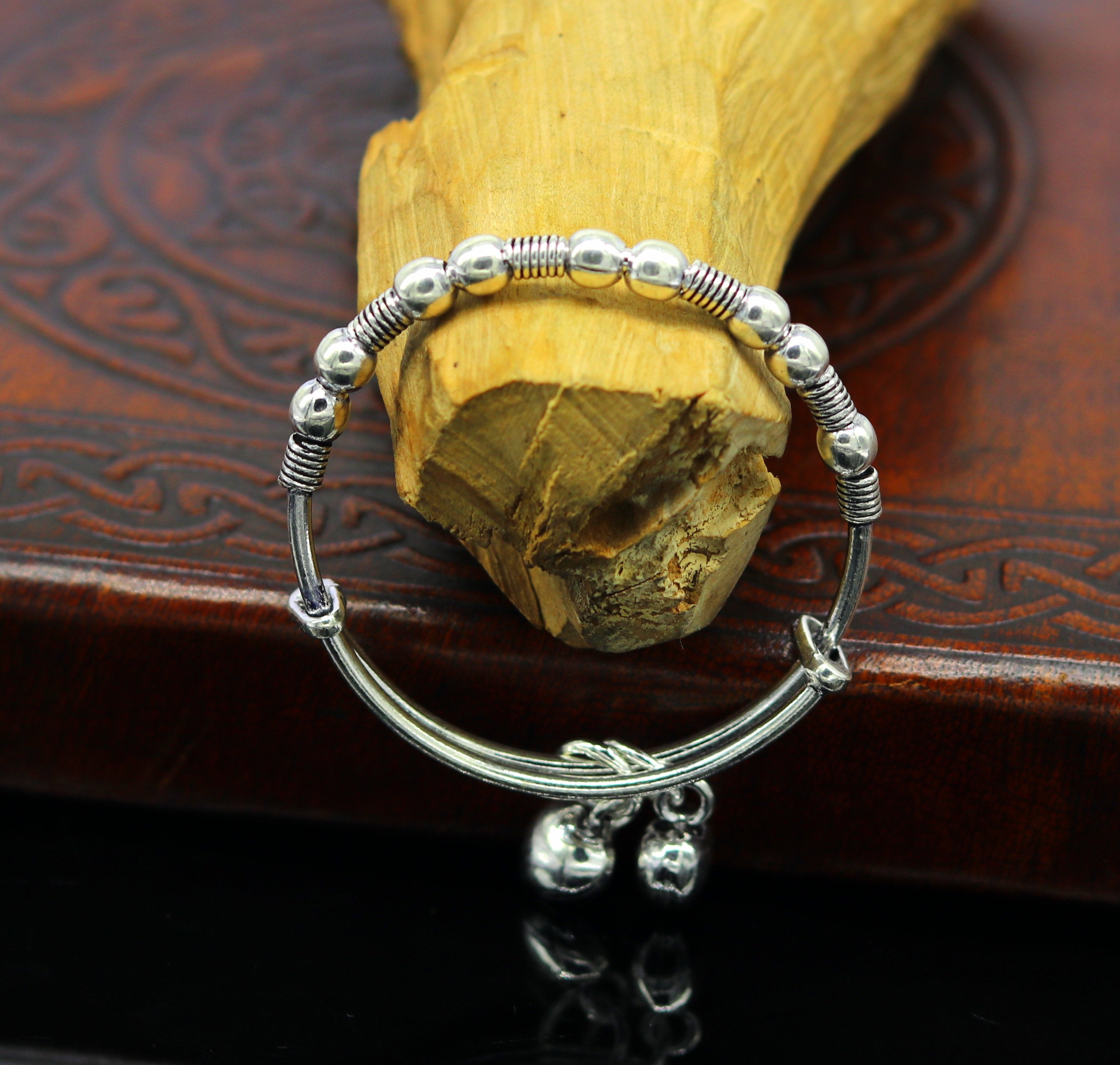 Punjabi Sikh solid silver gold polished bangle bracelet kada, amazing  customized design personalized gift jewelry tribal india nssk247 | TRIBAL  ORNAMENTS