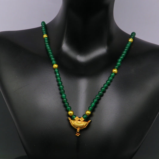 20kt yellow gold vintage Antique design handmade fabulous pendant amulet tribal ethnic jewelry, amazing customized gifting jewelry ap01 - TRIBAL ORNAMENTS