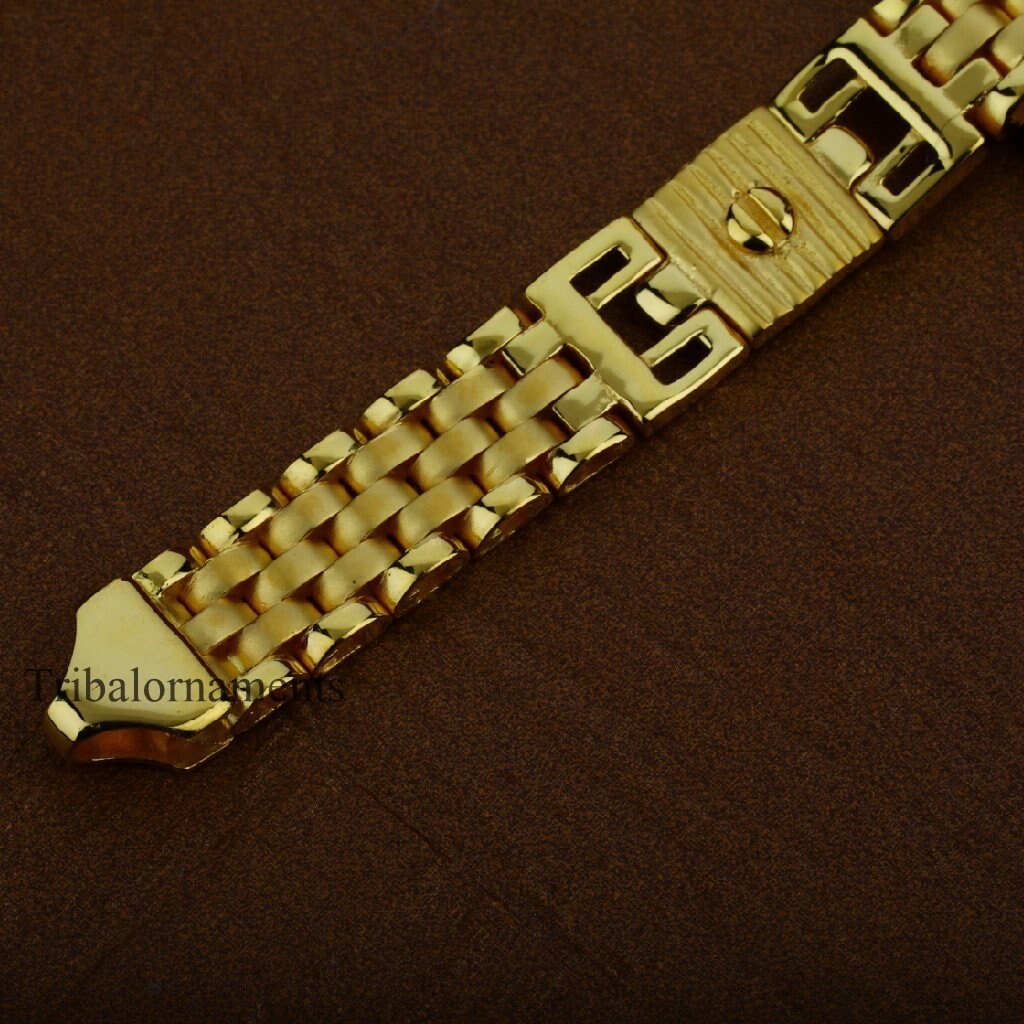 Shahi Jewelry California - Elegant Chunky Gold Bracelet In 18K Yellow Gold  For