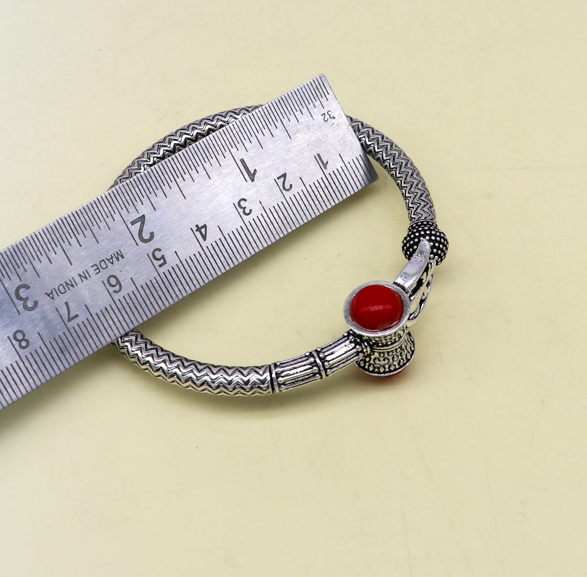 925 sterling silver idol shiva trident or trishul bange, super customized gift Babubali bangle kada bracelet unisex designer jewelry nssk302 - TRIBAL ORNAMENTS