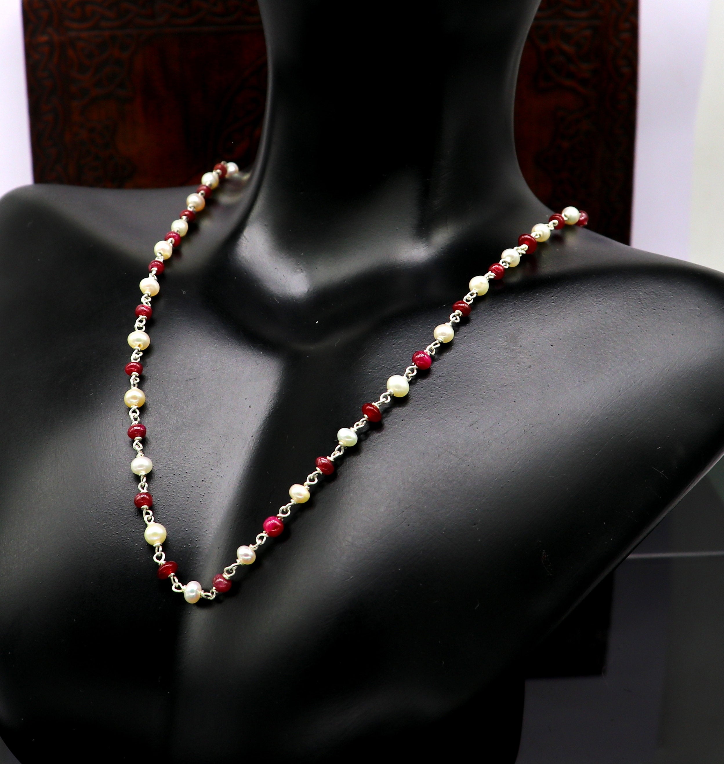 Long Kundan Red Necklace for women - Trink Wink Jewels