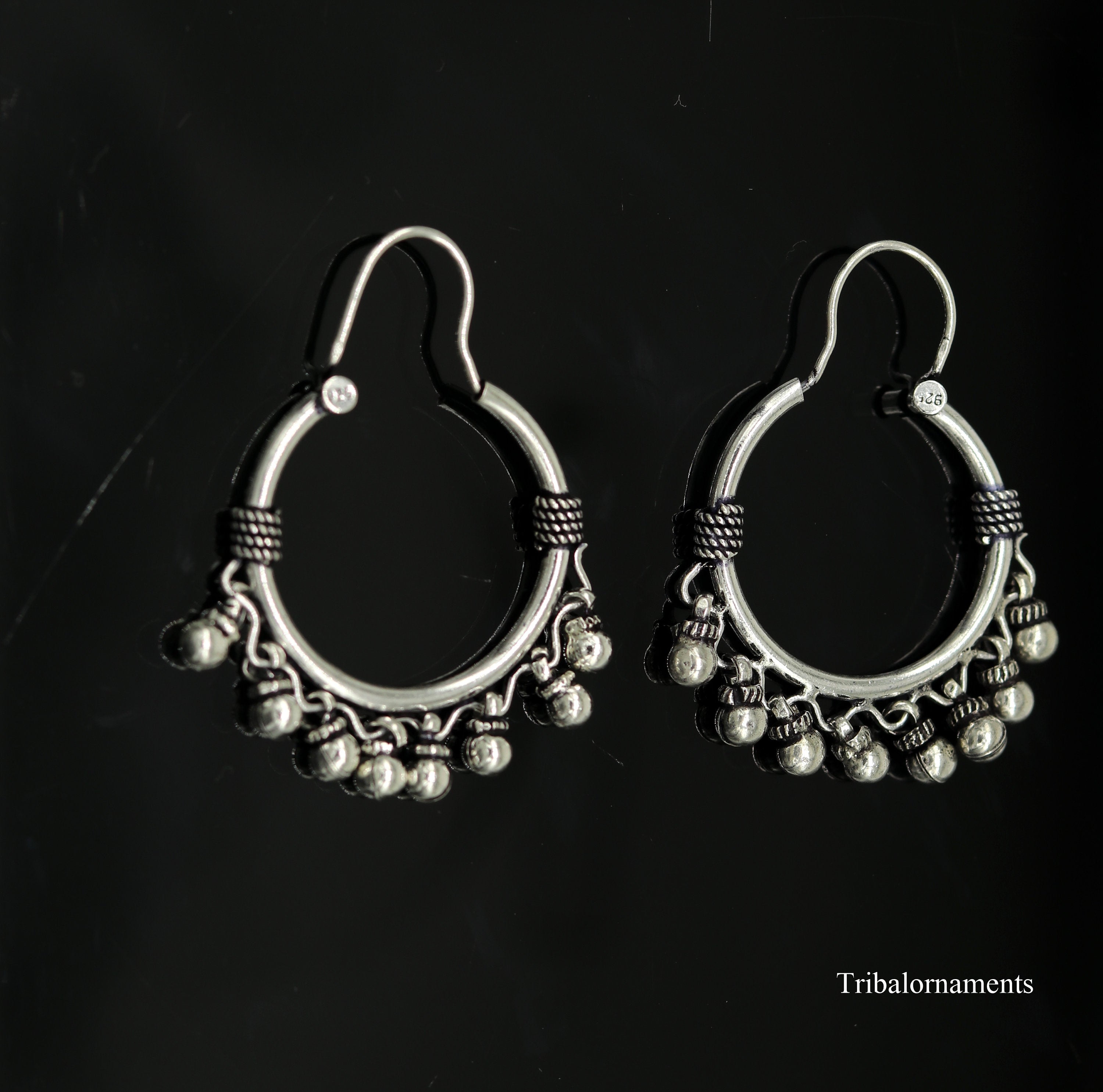 Amazon.com: Sterling silver boho earrings for women handmade gift everyday  jewelry : Handmade Products