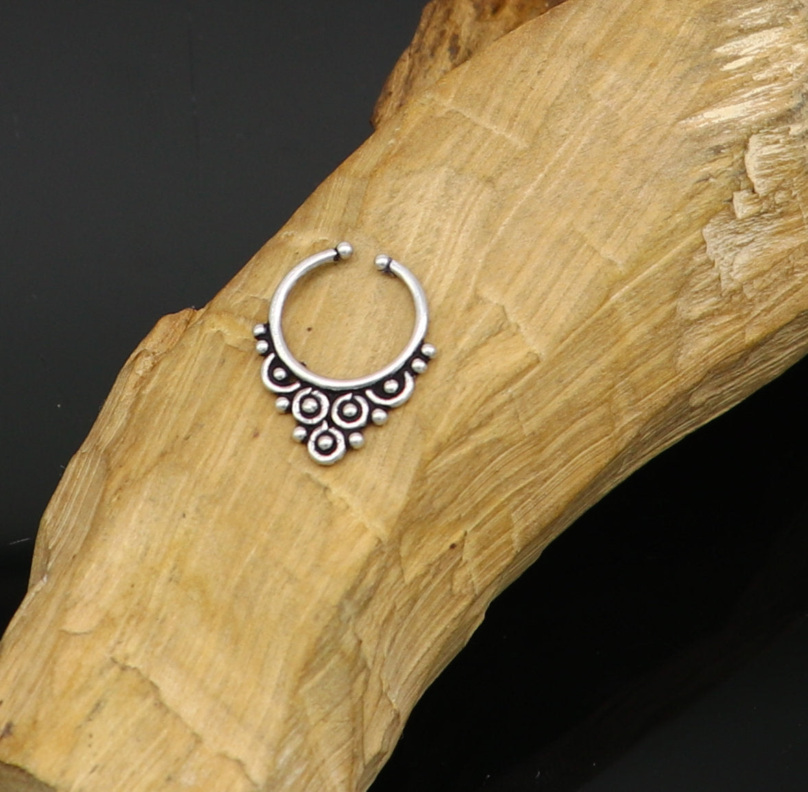 Wooden on sale nose ring