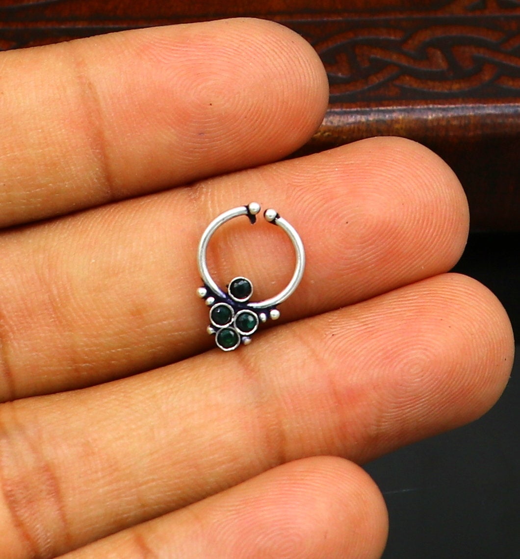 LV Clip-On Nose Ring Silver