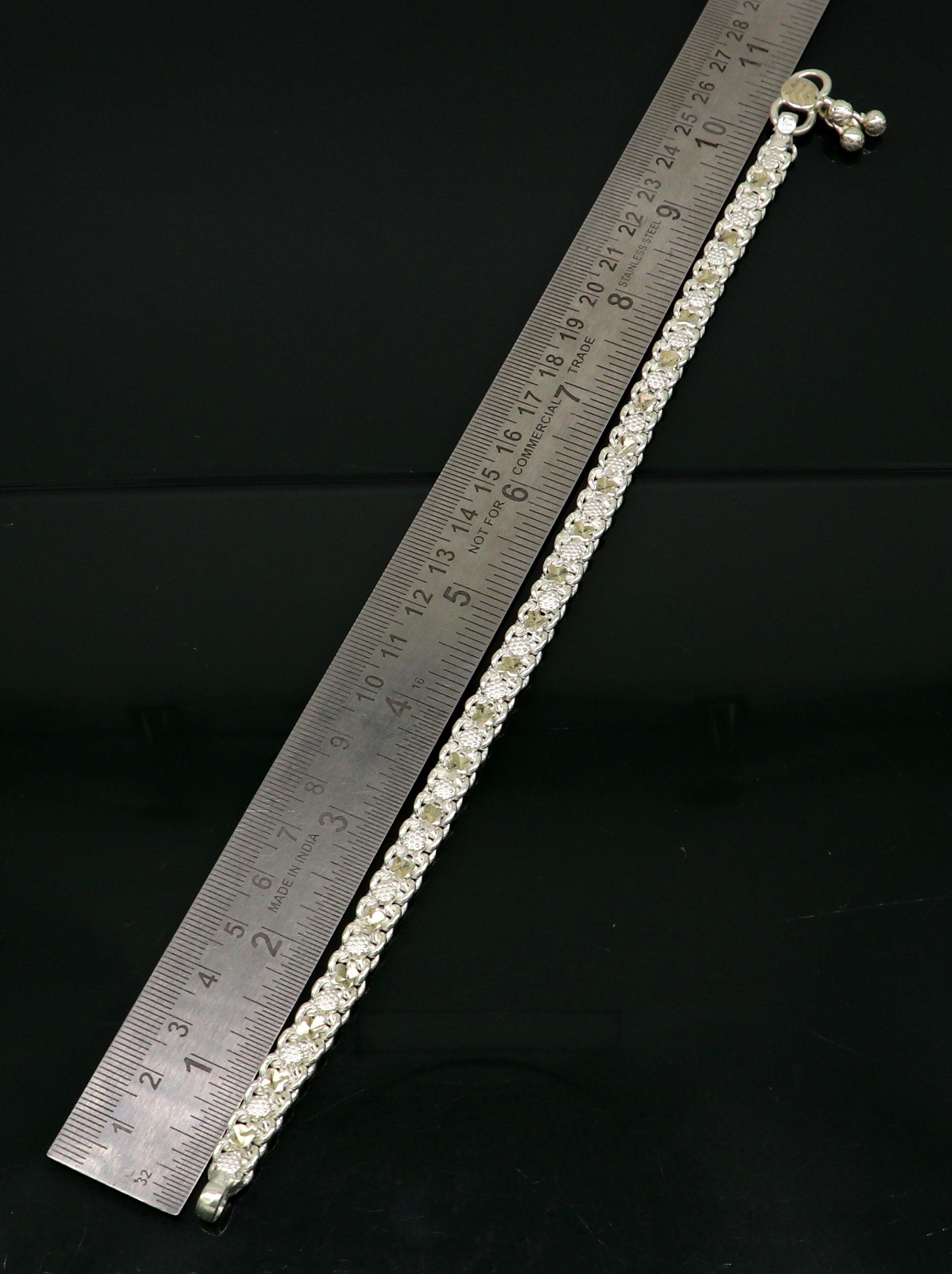 Elastic Beaded & Metal Bracelet/ Ankle Bracelet set of 5 | aftcra