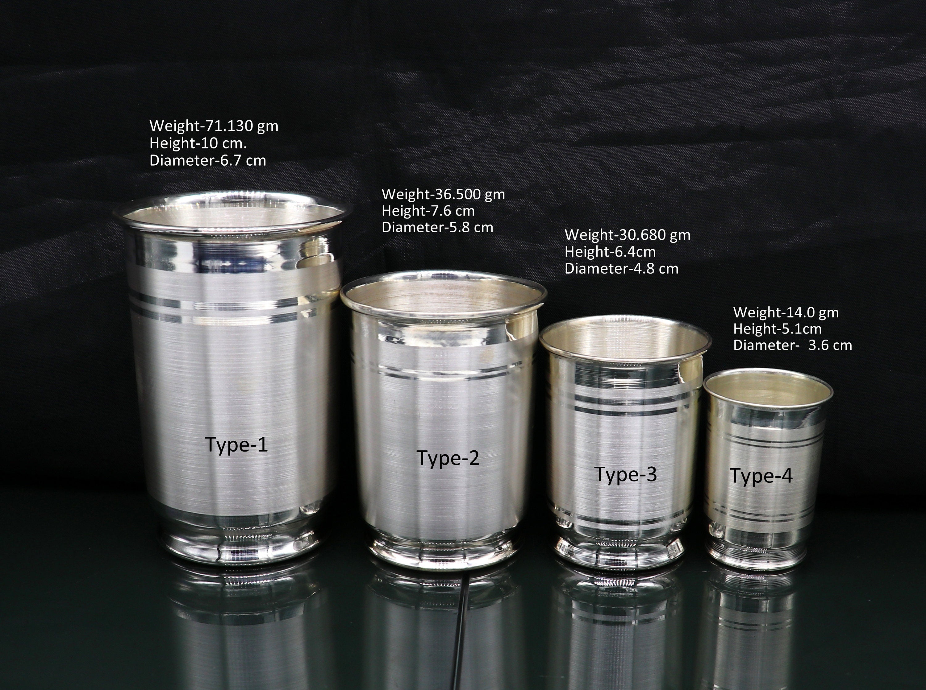 Osasbazaar Pure Silver Glass Tumbler 90%92.5% BIS Hallmarked Silver Online  in India, Buy at Best Price from Firstcry.com - 12064782