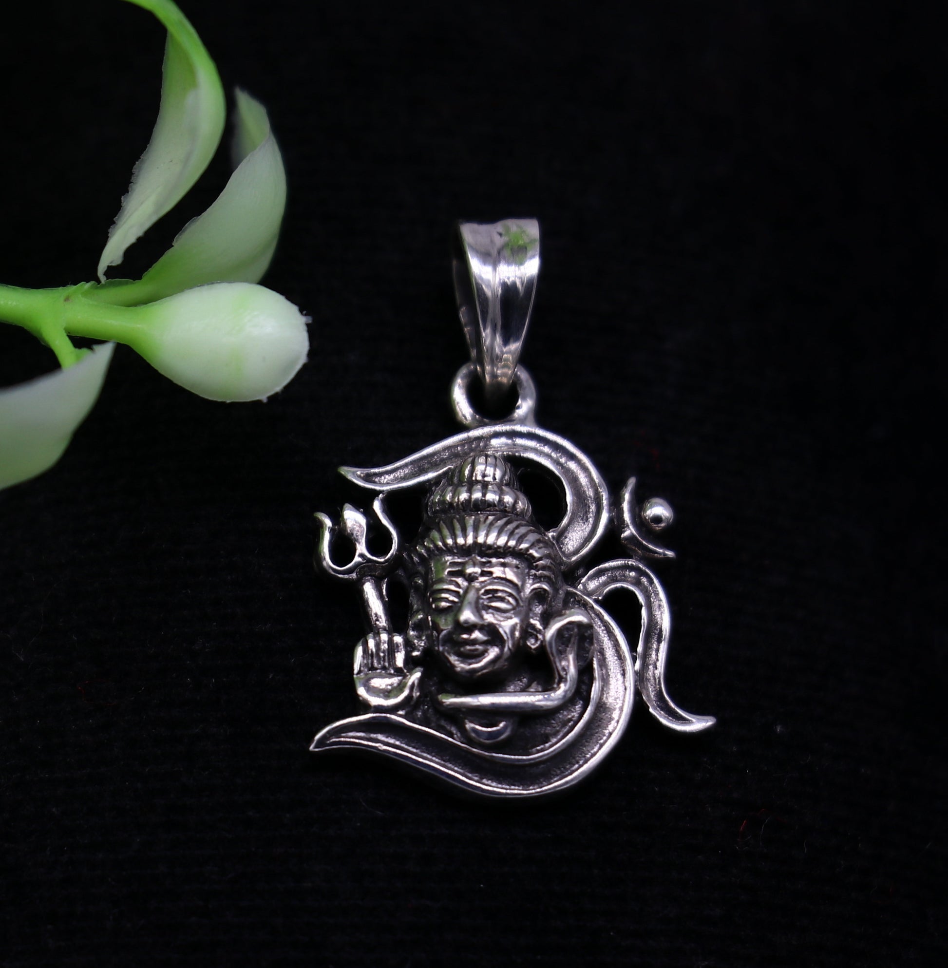 925 sterling silver customize vintage antique style Idol Lord Shiva Pendant, amazing design stunning pendant unisex gifting jewelry ssp551 - TRIBAL ORNAMENTS