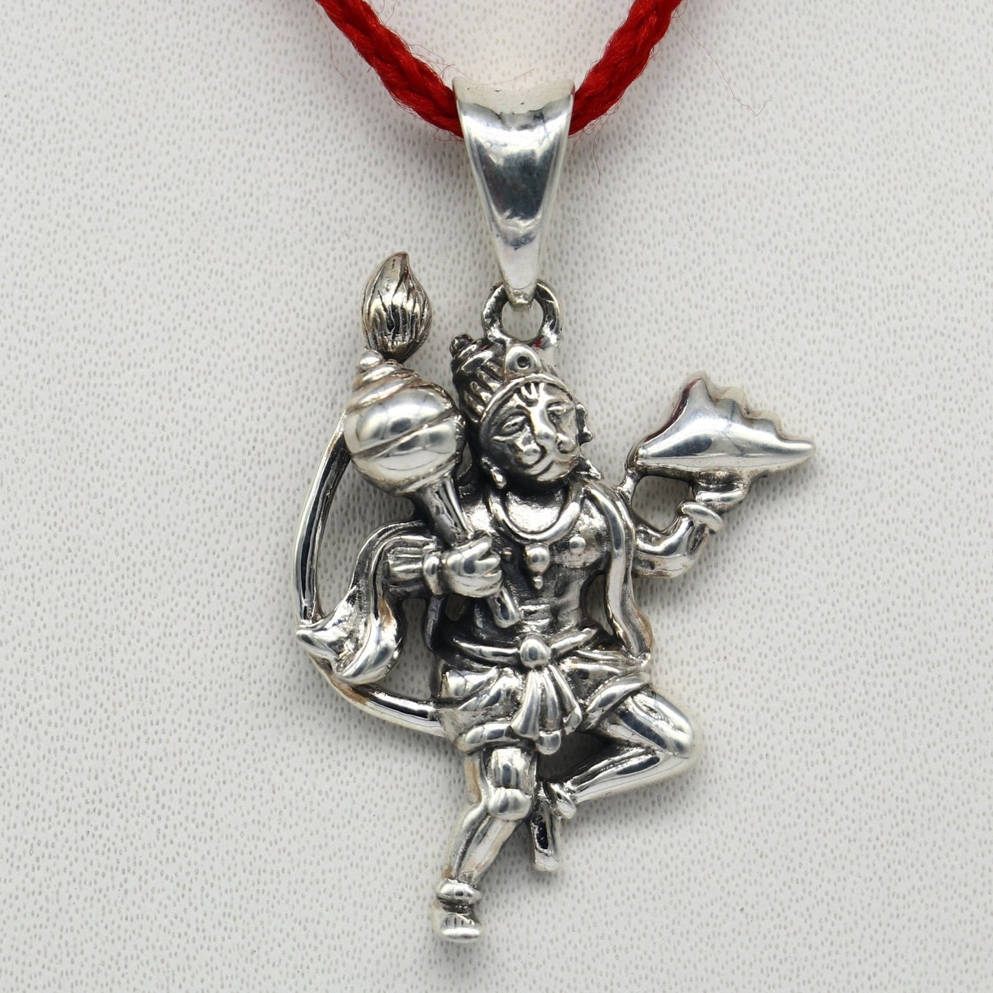 925 sterling silver customized vintage style Lord Hanuman/BajaranBali Pendant, amazing design stunning pendant unisex gifting jewelry ssp433 - TRIBAL ORNAMENTS