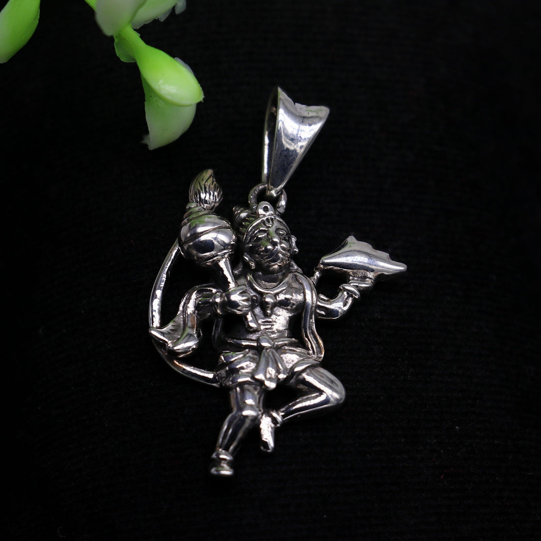 925 sterling silver customized vintage style Lord Hanuman/BajaranBali Pendant, amazing design stunning pendant unisex gifting jewelry ssp433 - TRIBAL ORNAMENTS