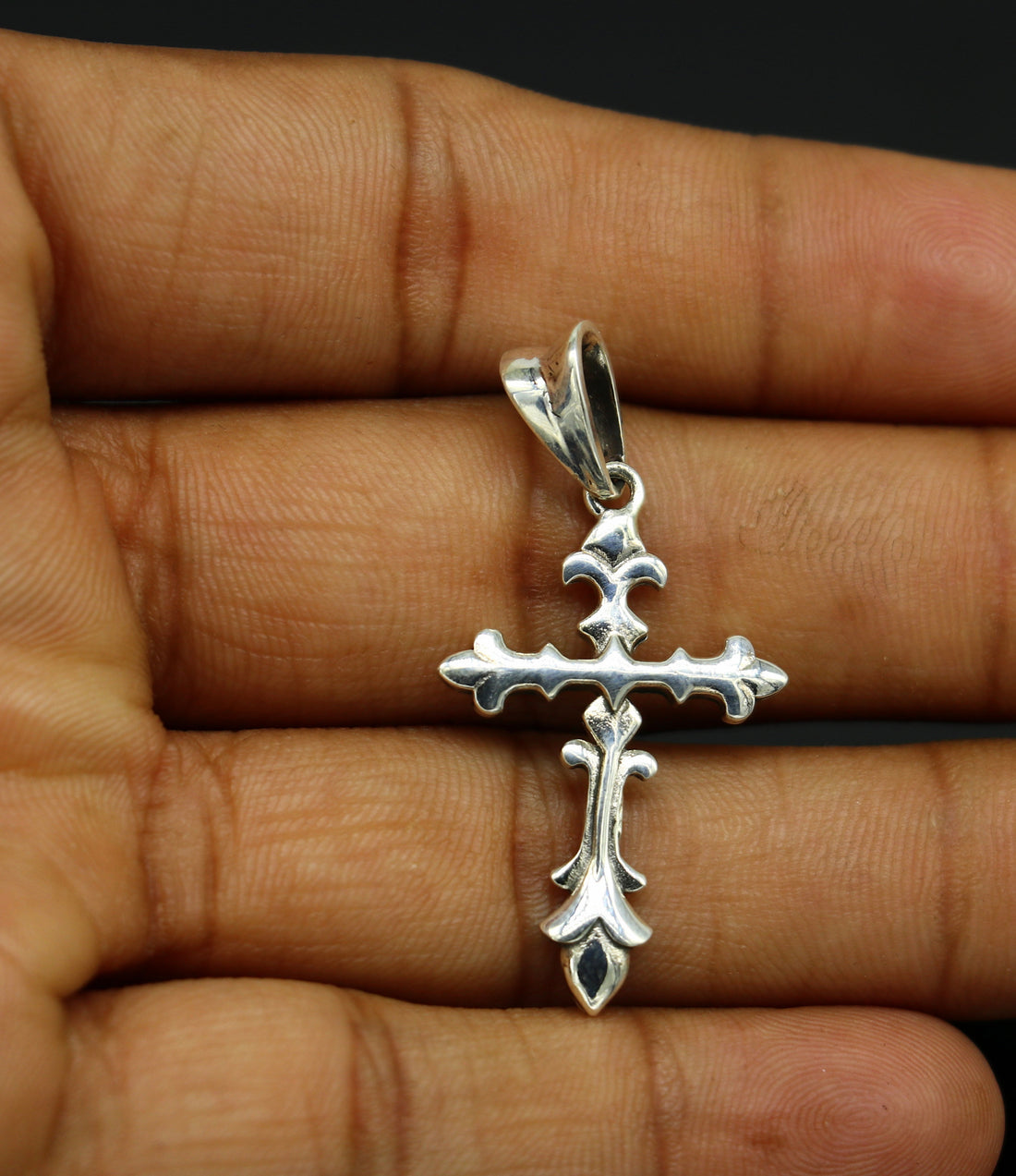 Pure 925 sterling silver vintage Antique stylish cross Pendant, amazing design stunning pendant unisex gifting jewelry ssp557 - TRIBAL ORNAMENTS