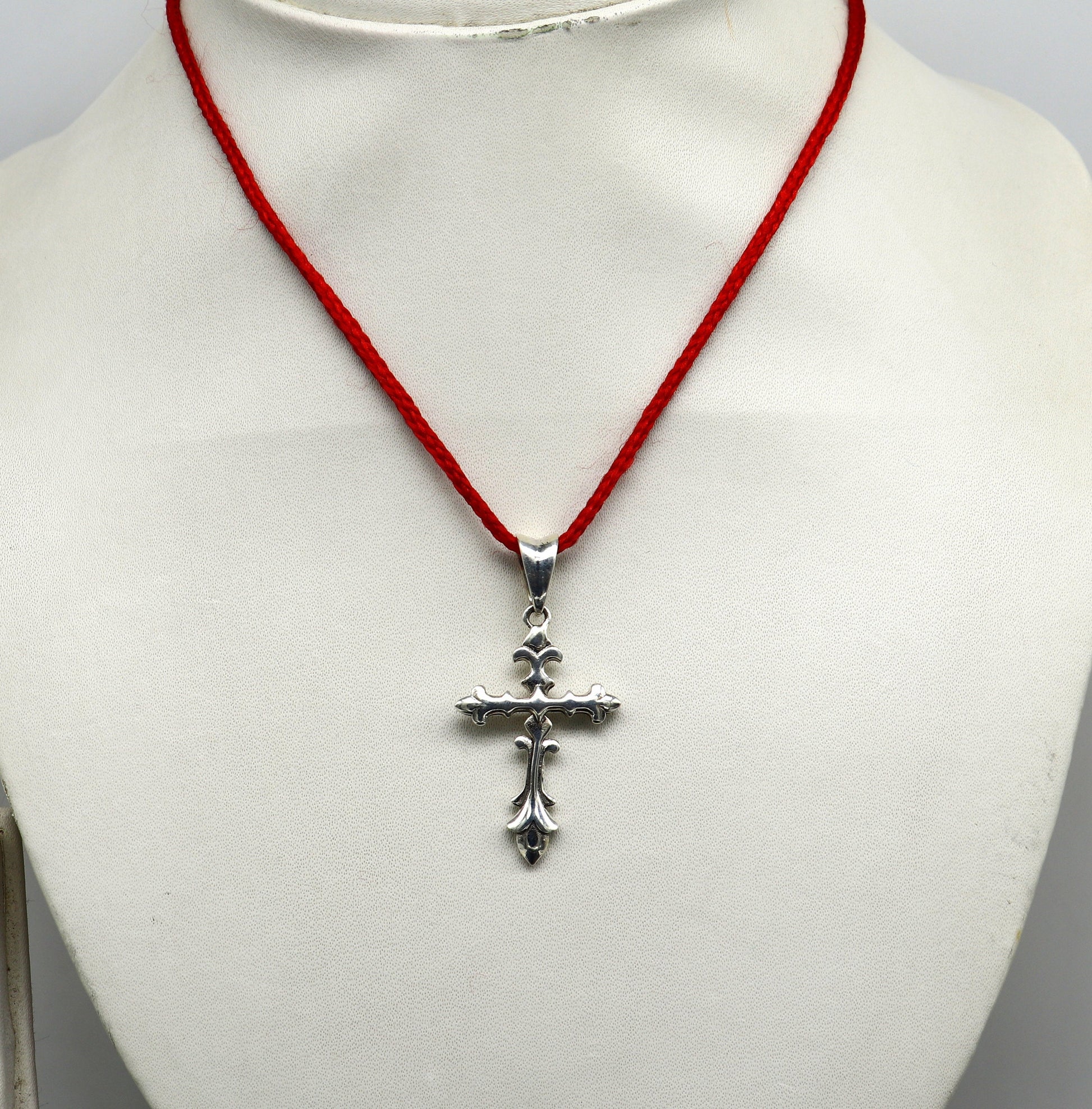 Pure 925 sterling silver vintage Antique stylish cross Pendant, amazing design stunning pendant unisex gifting jewelry ssp557 - TRIBAL ORNAMENTS