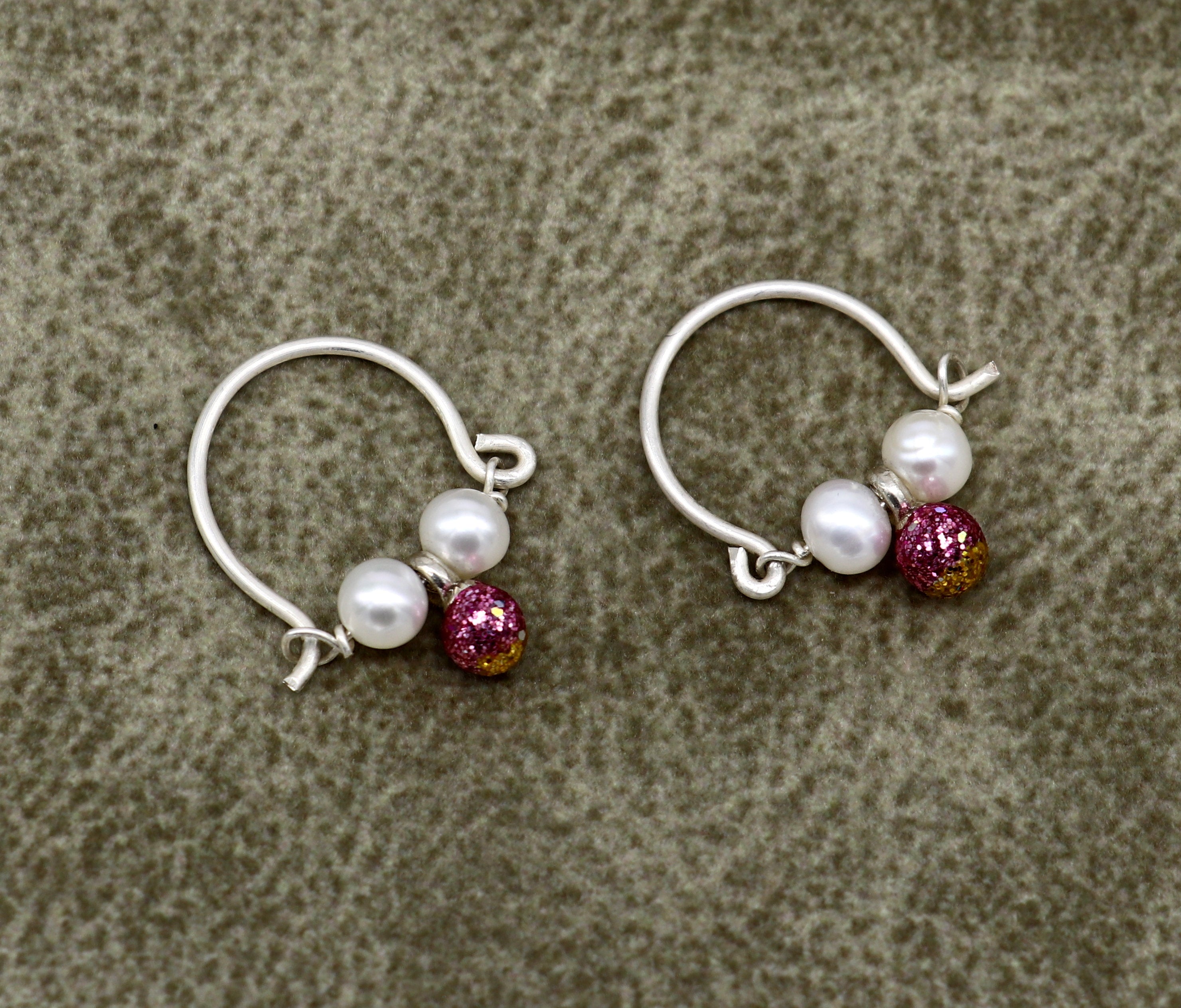Buy Solid Silver Baby Hoop Earrings/tiny Small CZ Diamonds Huggie Earrings/9mm  Huggies/helix Hoop/kids Hoops Earrings/sleep Wearing/silver Gold Online in  India - Etsy