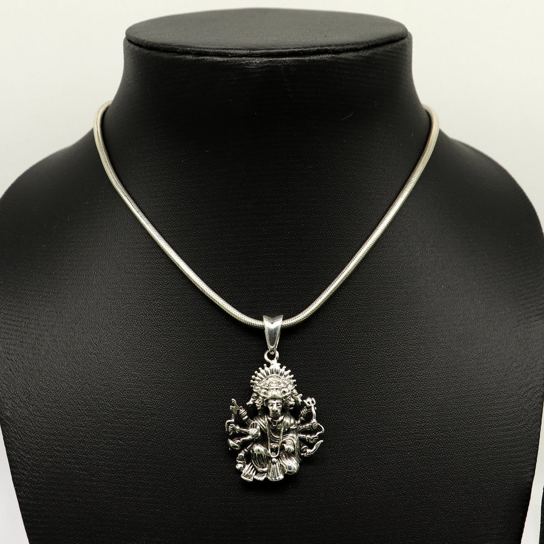 Vintage trendy 925 sterling silver handmade Panch mukhi hanuman pendant, amazing stylish unisex pendant locket personalized jewelry ssp436 - TRIBAL ORNAMENTS