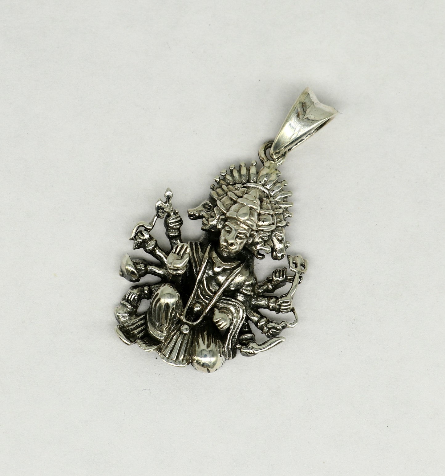 Vintage trendy 925 sterling silver handmade Panch mukhi hanuman pendant, amazing stylish unisex pendant locket personalized jewelry ssp436 - TRIBAL ORNAMENTS