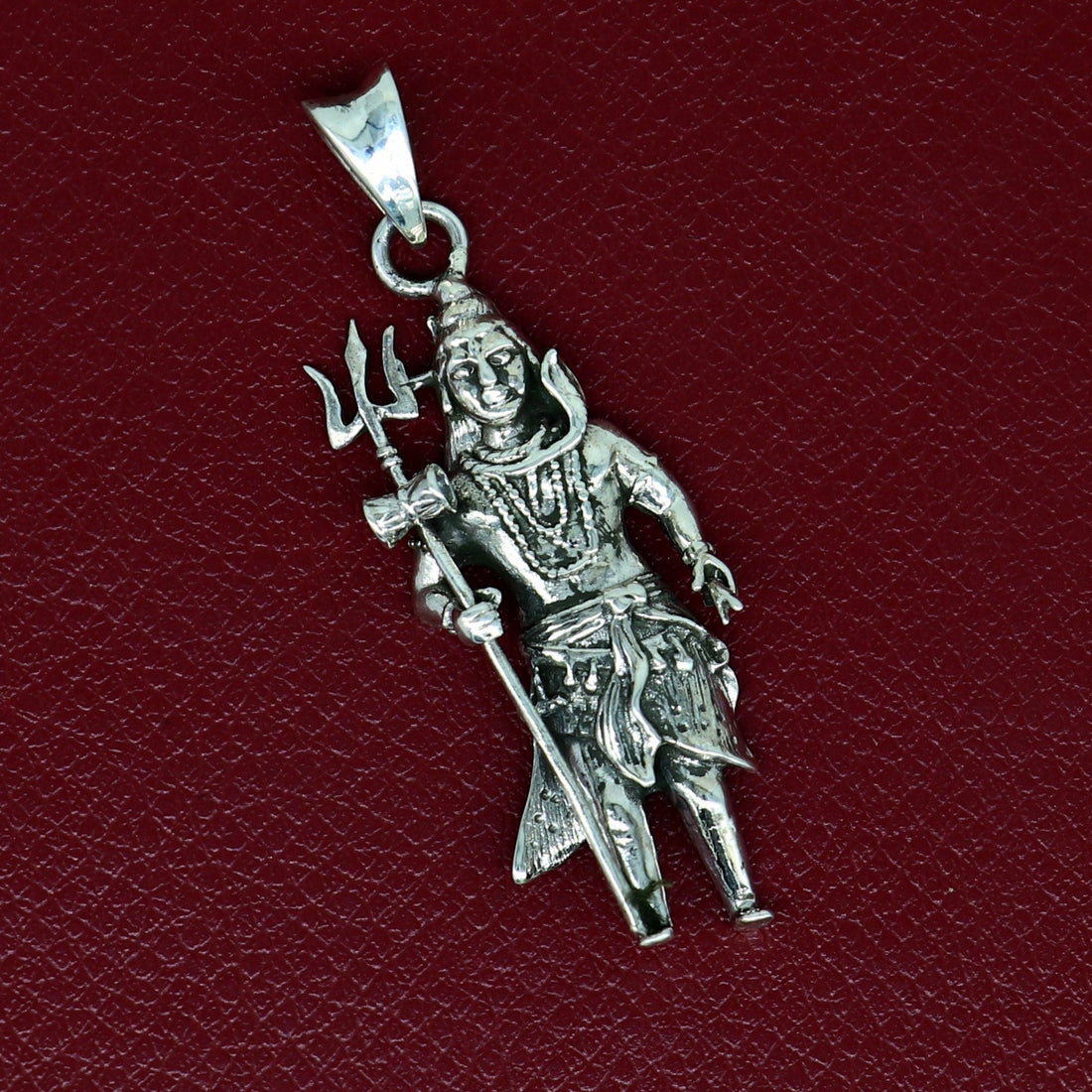 925 sterling silver handmade idol Shiva standing pendant, amazing stylish unisex pendant locket personalized jewelry tribal jewelry ssp540 - TRIBAL ORNAMENTS