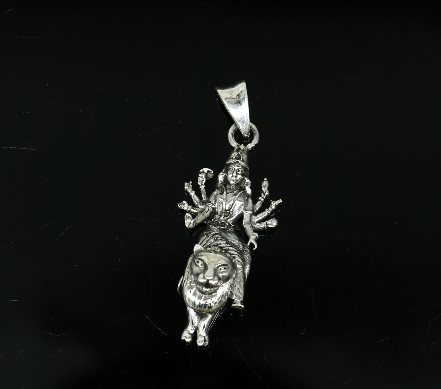 925 sterling silver handmade Goddess bhawani/ Durga maa pendant, amazing unisex pendant locket personalized jewelry tribal jewelry ssp535 - TRIBAL ORNAMENTS