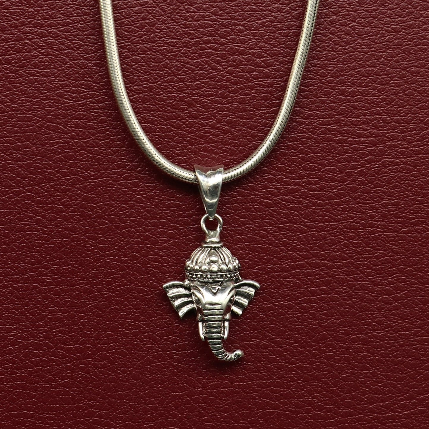 Handmade solid 925 sterling silver Lord Ganesha pendant, excellent unique design stylish unisex personalized gift pendant jewelry ssp553 - TRIBAL ORNAMENTS