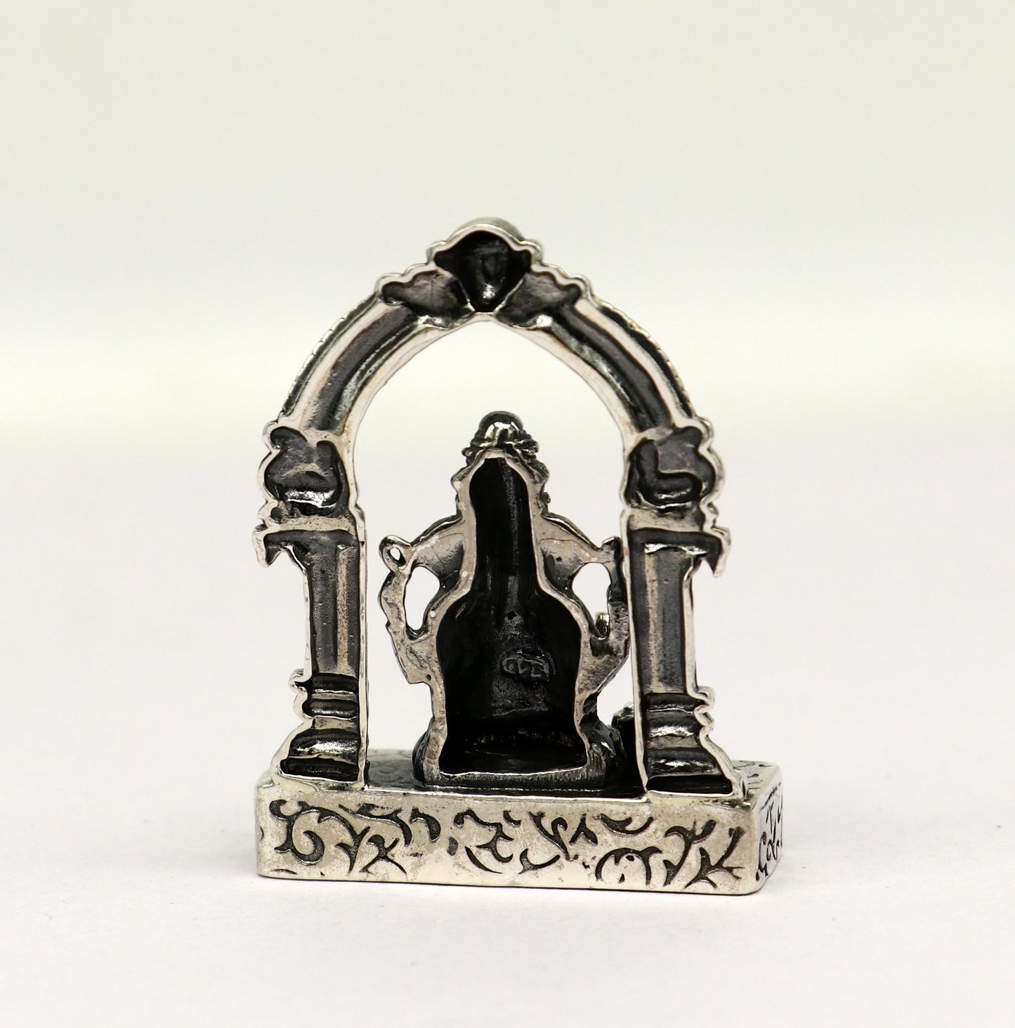 925 Sterling silver Idol lord Ganesha, Pooja Articles, Indian Silver Idols, handcrafted Ganesh statue sculpture amazing gifting Art03 - TRIBAL ORNAMENTS