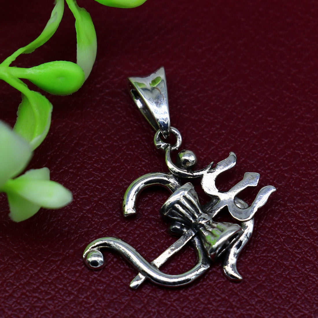 925 sterling silver customize vintage antique style Aum with trident Pendant, amazing design stunning pendant unisex gifting jewelry ssp555 - TRIBAL ORNAMENTS