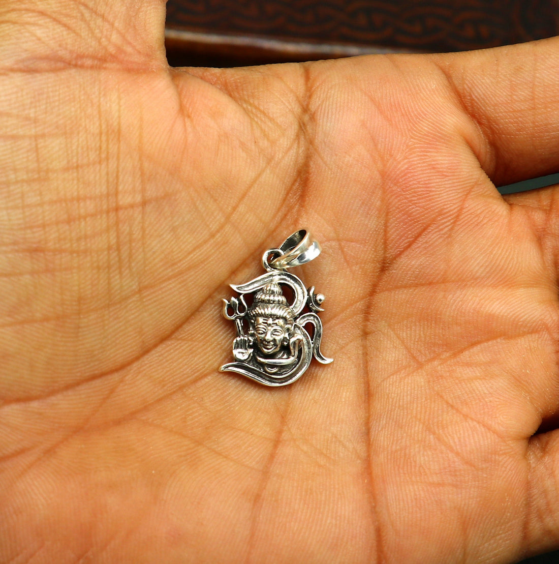 925 sterling silver customize vintage antique style Idol Lord Shiva Pendant, amazing design stunning pendant unisex gifting jewelry ssp551 - TRIBAL ORNAMENTS