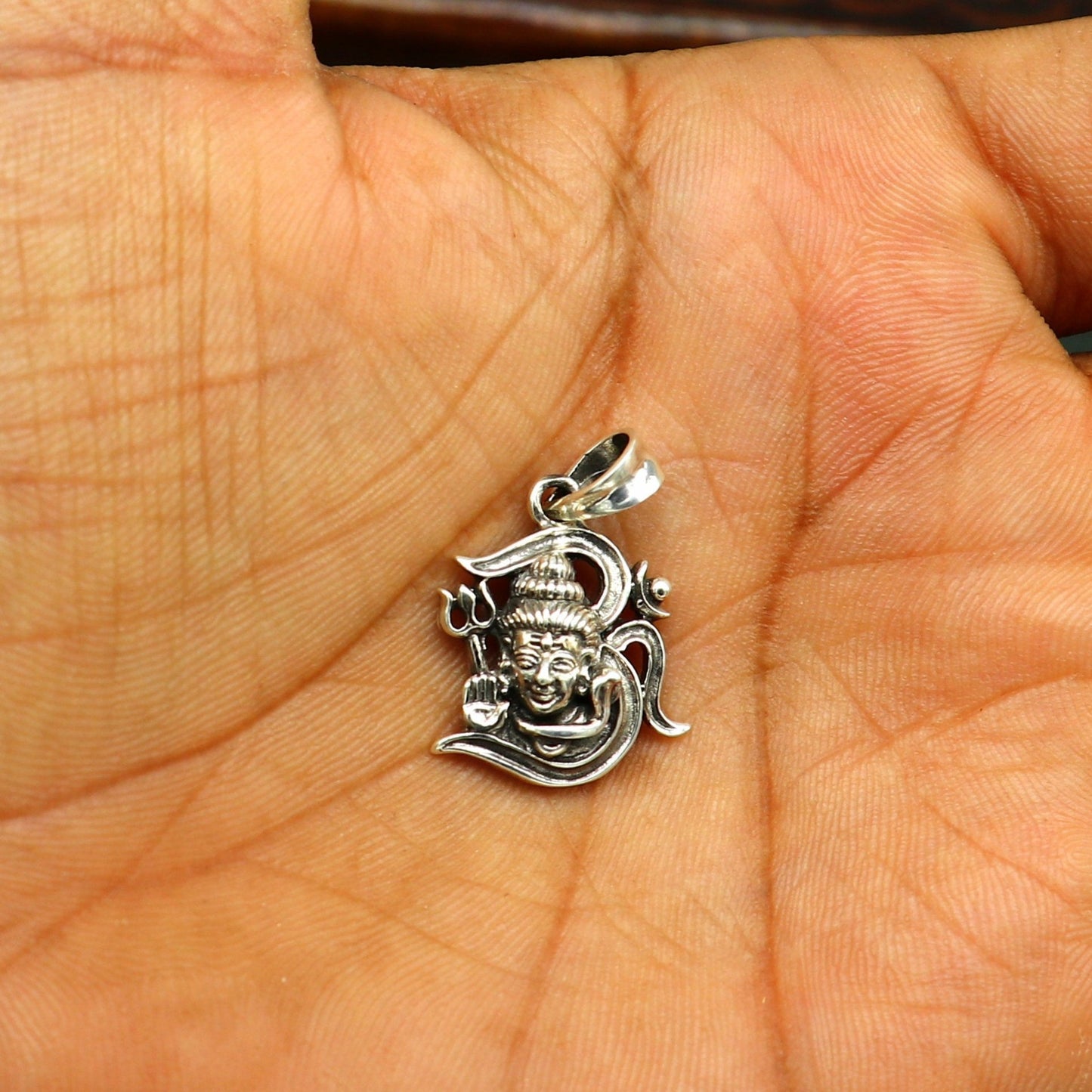 925 sterling silver customize vintage antique style Idol Lord Shiva Pendant, amazing design stunning pendant unisex gifting jewelry ssp551 - TRIBAL ORNAMENTS