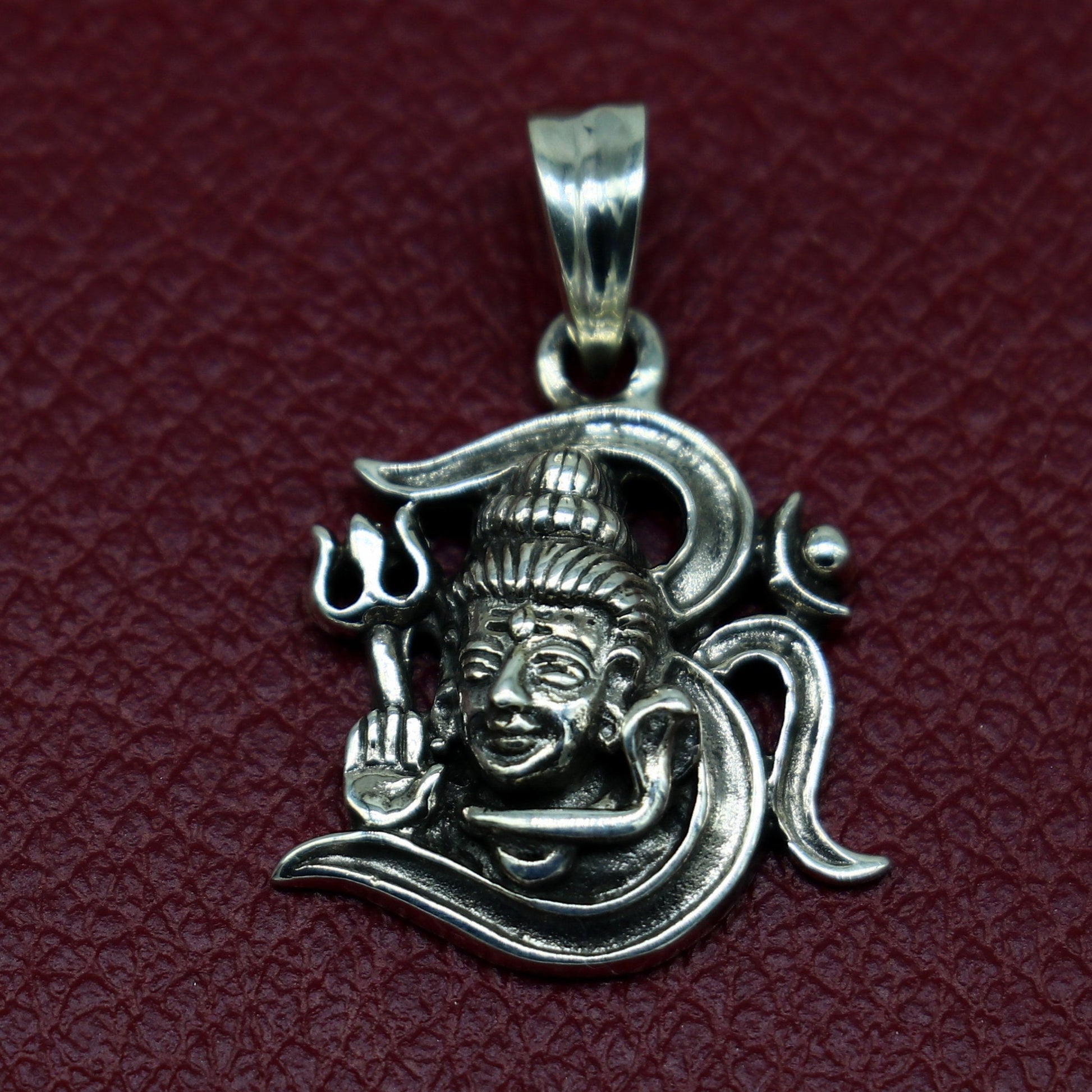 925 sterling silver customize vintage antique style Idol Lord Shiva Pendant, amazing design stunning pendant unisex gifting jewelry ssp551 - TRIBAL ORNAMENTS