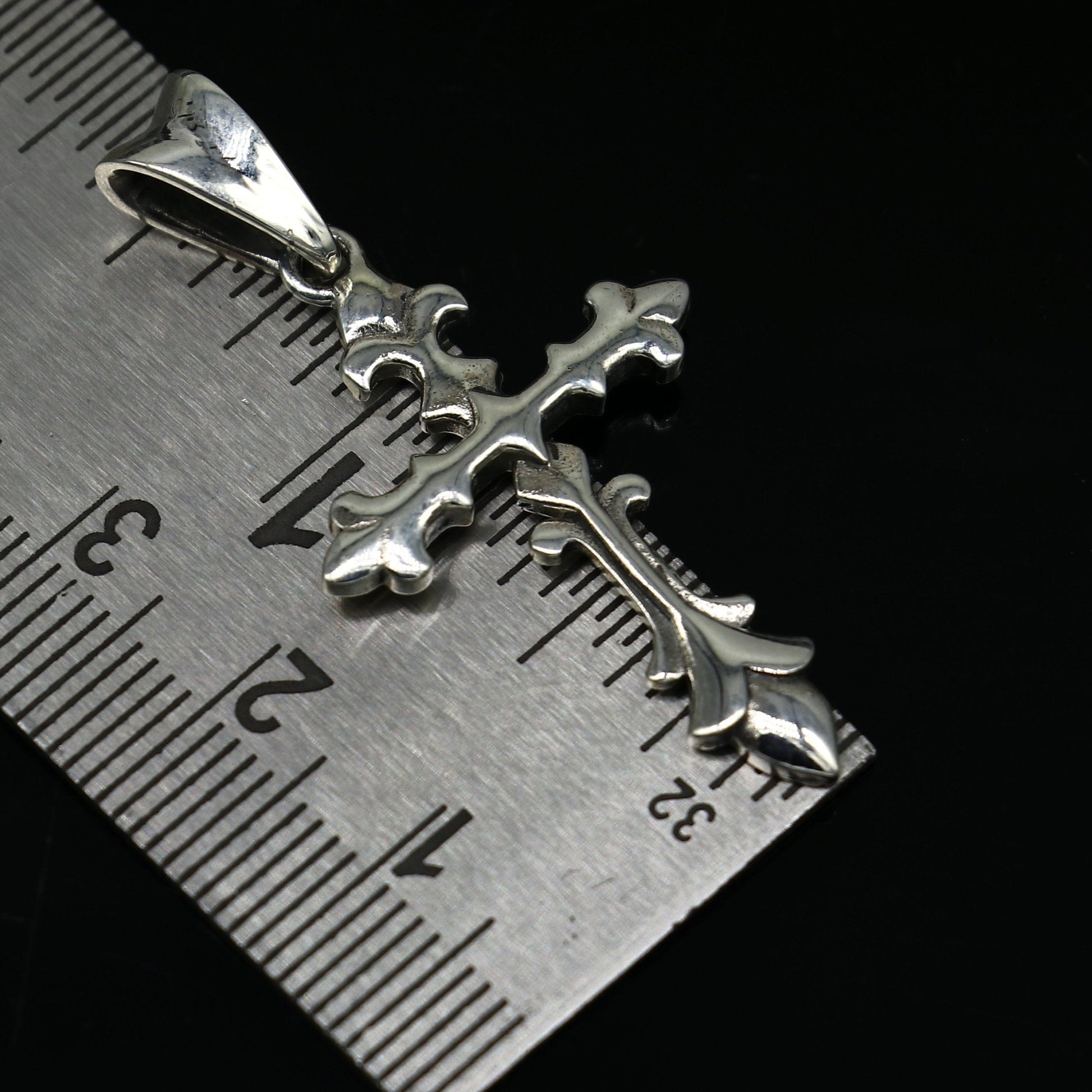 Pure 925 sterling silver vintage Antique stylish cross Pendant, amazing design stunning pendant unisex gifting jewelry ssp557 - TRIBAL ORNAMENTS