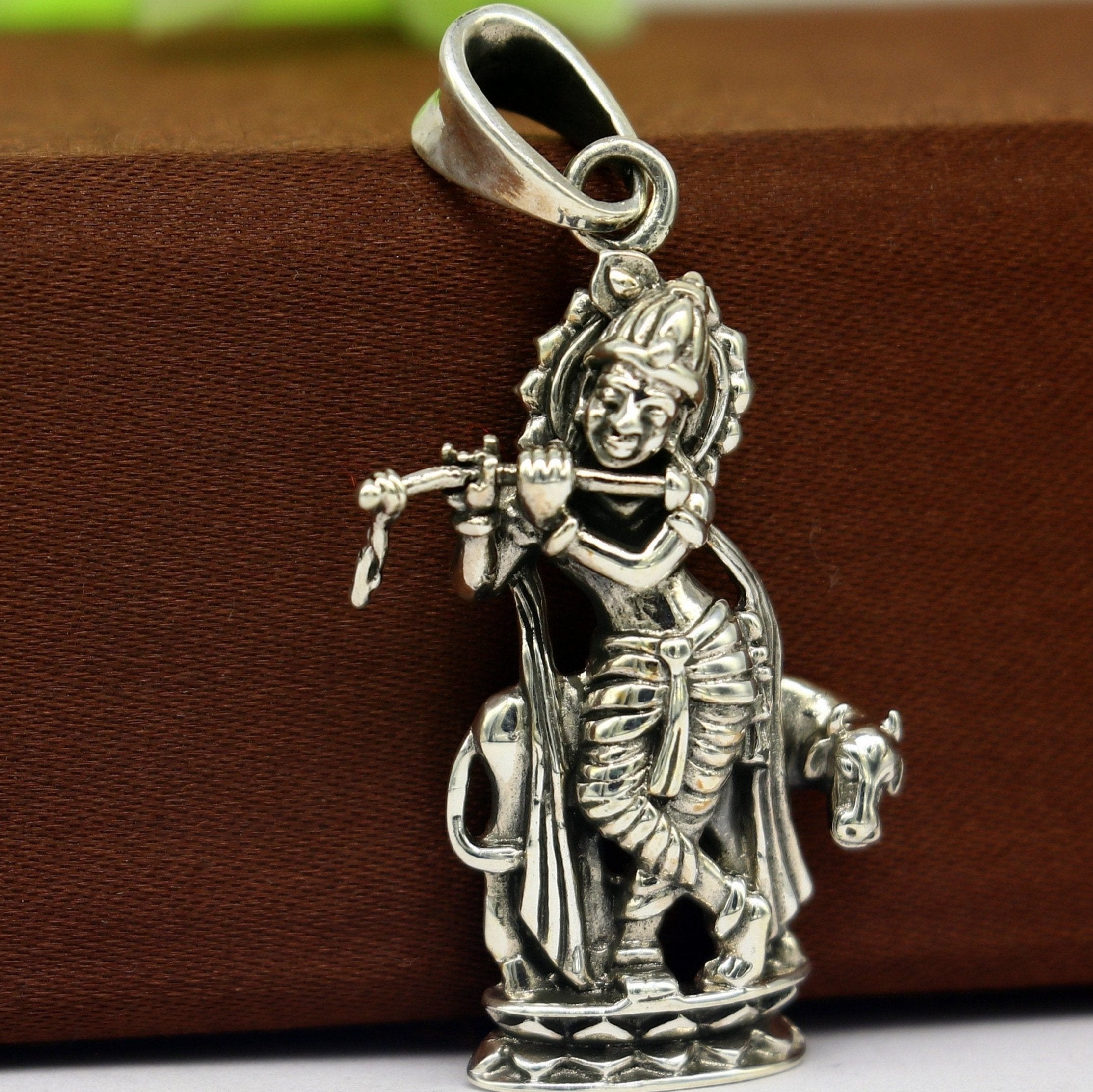 Krishna clearance silver pendant