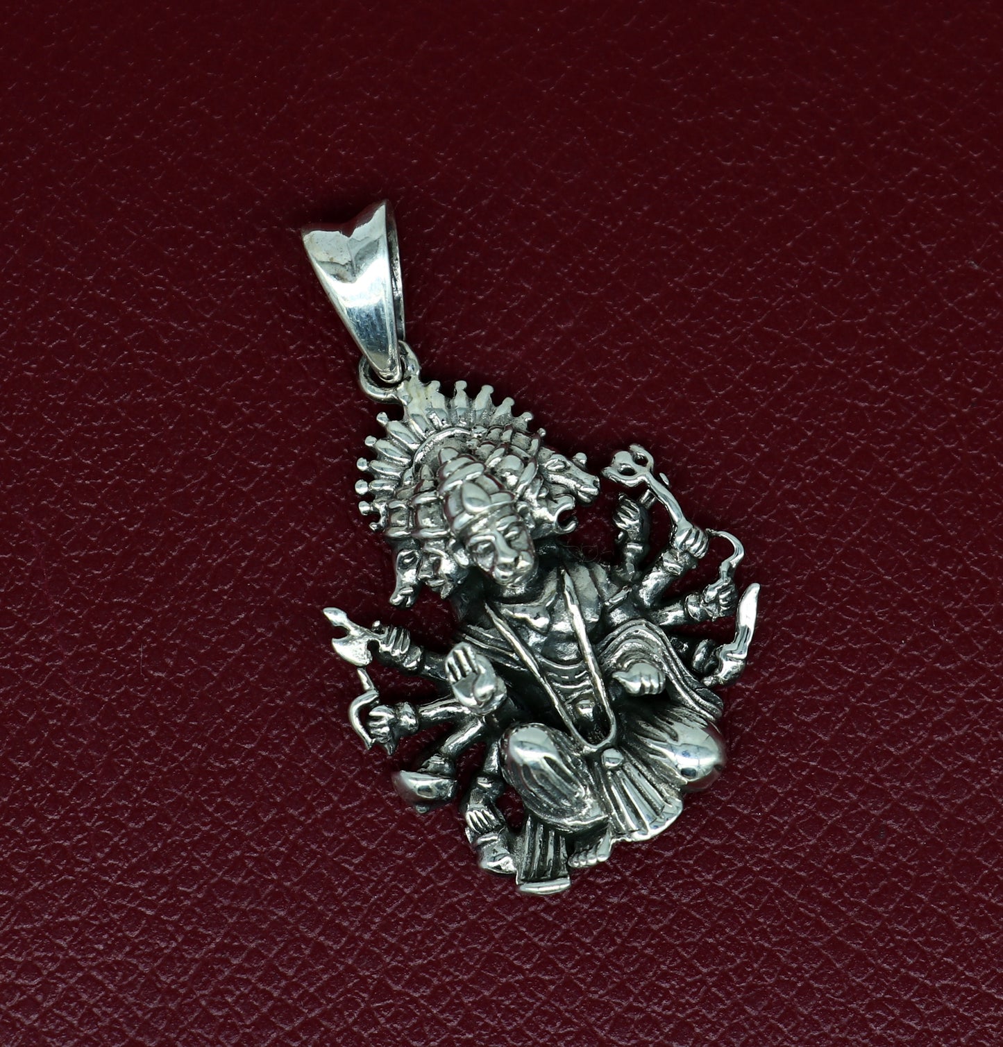 Vintage trendy 925 sterling silver handmade Panch mukhi hanuman pendant, amazing stylish unisex pendant locket personalized jewelry ssp436 - TRIBAL ORNAMENTS