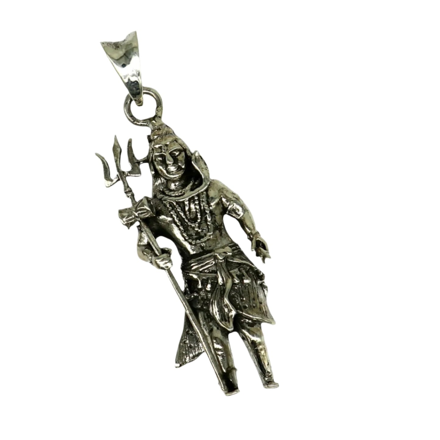 925 sterling silver handmade idol Shiva standing pendant, amazing stylish unisex pendant locket personalized jewelry tribal jewelry ssp540 - TRIBAL ORNAMENTS