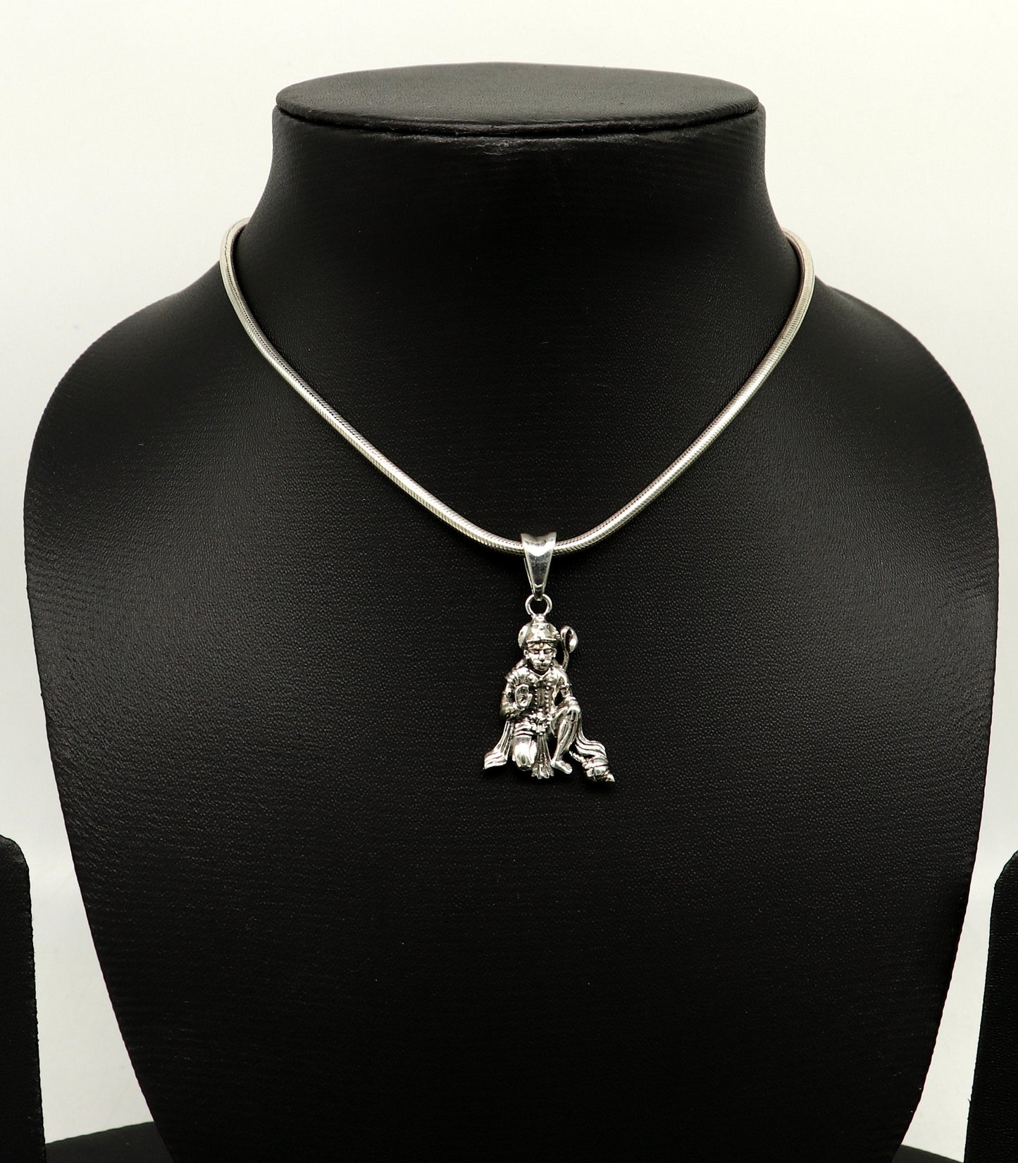 925 sterling silver handmade idol Hanuman ji pendant, amazing stylish unisex pendant locket personalized jewelry tribal jewelry ssp439 - TRIBAL ORNAMENTS