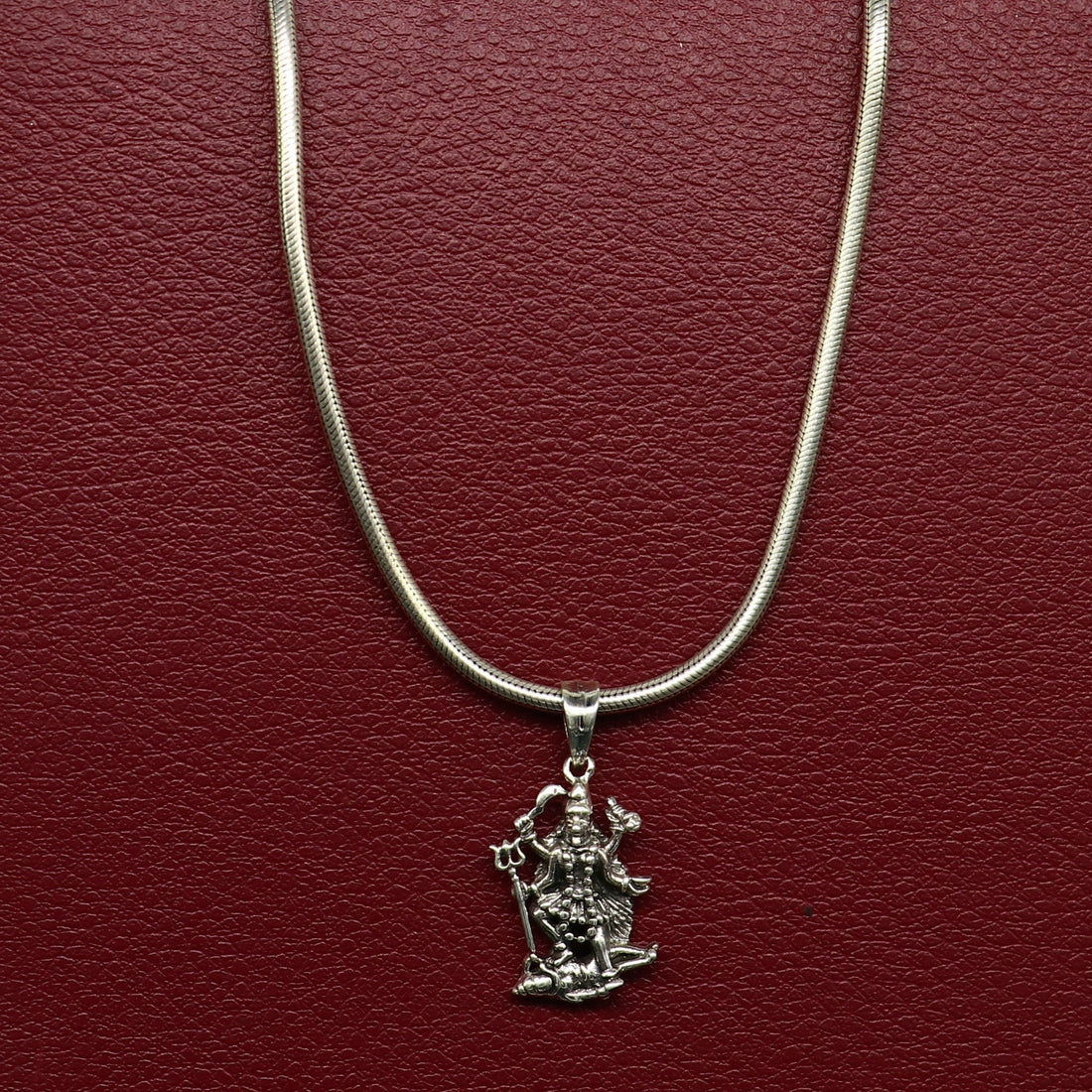 925 sterling silver blessing Goddess Kalika maa/ Kali ma pendant, amazing unisex pendant personalized jewelry tribal jewelry ssp571 - TRIBAL ORNAMENTS