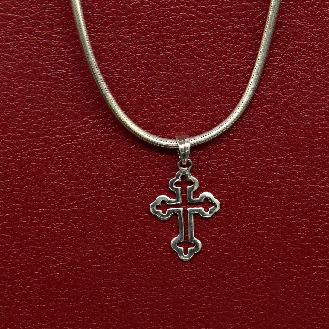 Handmade solid 925 sterling silver cross pendant, excellent unique design stylish unisex personalized gift pendant jewelry from india ssp463 - TRIBAL ORNAMENTS