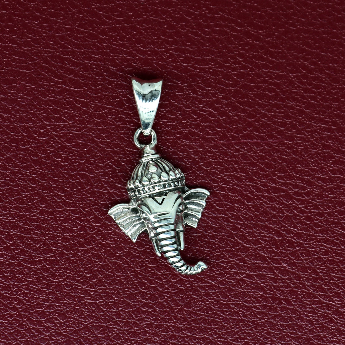 Handmade solid 925 sterling silver Lord Ganesha pendant, excellent unique design stylish unisex personalized gift pendant jewelry ssp553 - TRIBAL ORNAMENTS