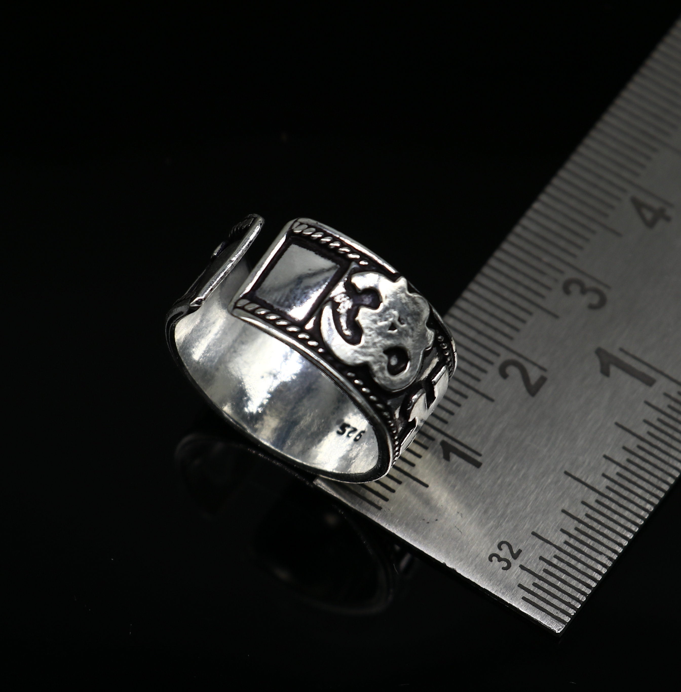 Scorpion Motif Zihgir 925K Sterling Silver Men's Thumb Ring | eBay