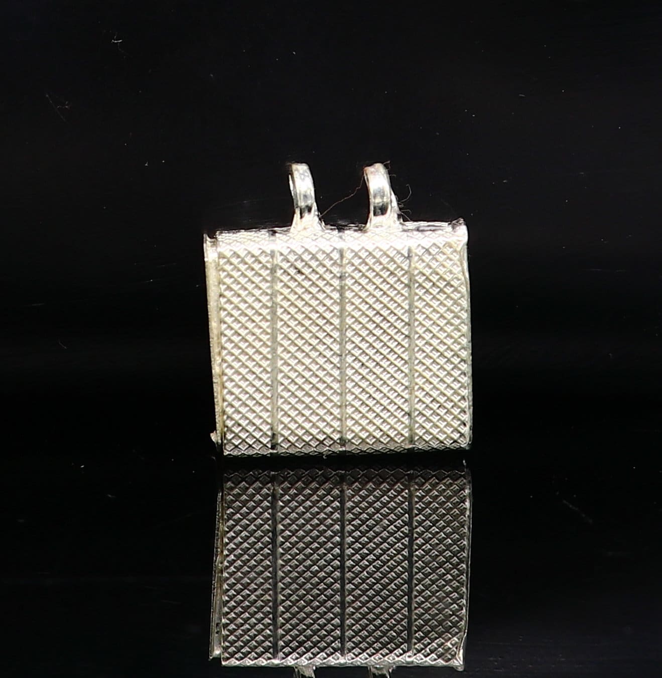 925 sterling silver handmade gorgeous Square shape handmade amulet box amulet pendant, mantra box, silver tabiz /mascot kavacham ssp664 - TRIBAL ORNAMENTS