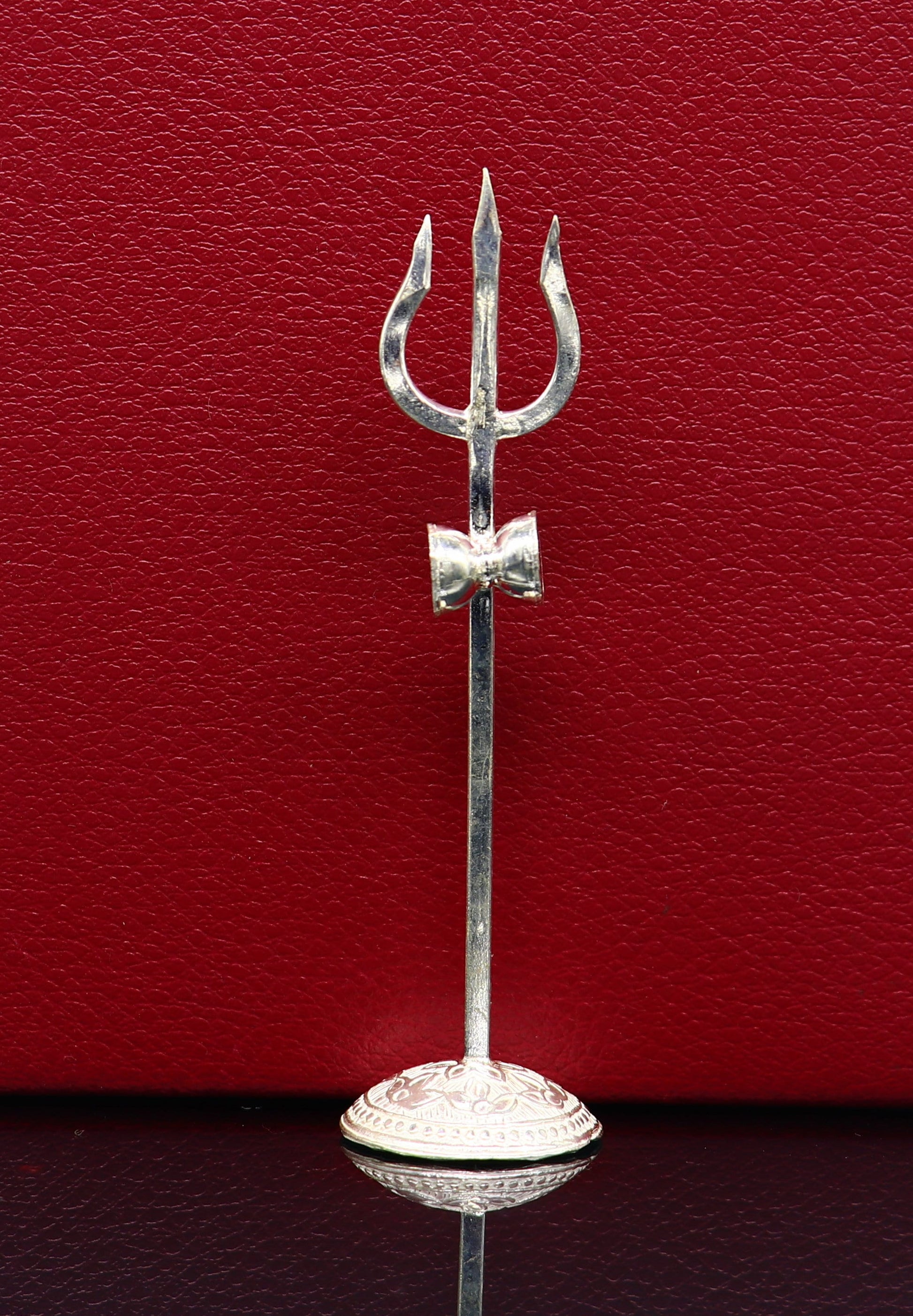 Divine Lord shiva Trident, Solid sterling silver Trishul puja article utensils, goddess trishul trident , god accessories  from india su341 - TRIBAL ORNAMENTS