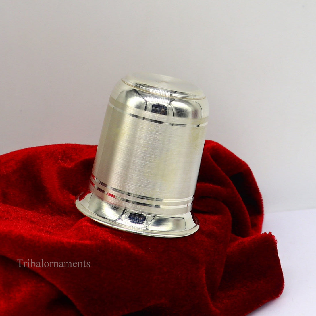 999 fine silver handmade vessel, water/milk Glass tumbler, silver flask, baby kids silver utensils stay healthy water milk cup sv229 - TRIBAL ORNAMENTS